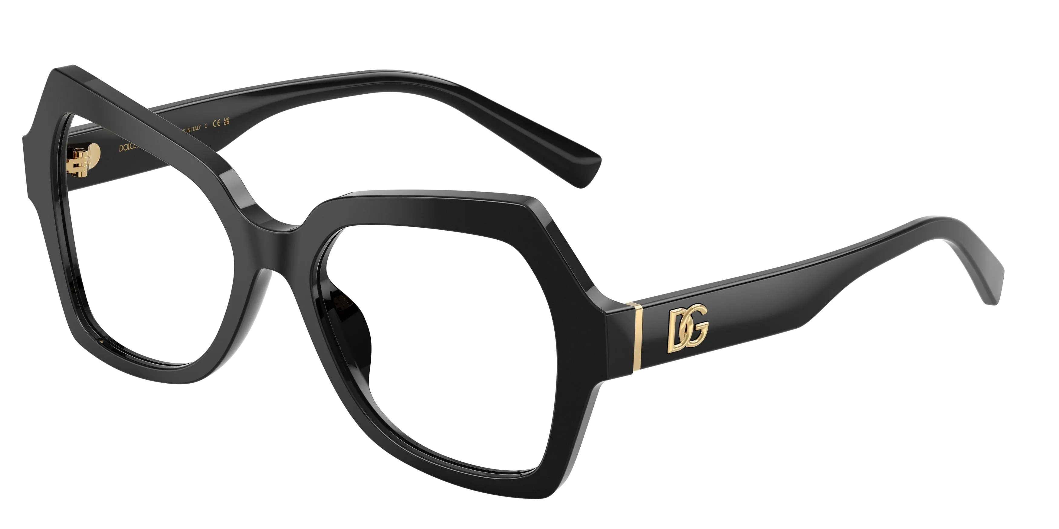 Dolce & Gabbana DG3429 501 Montature da vista Acetato Nero Farfalla Normale - immagine 1