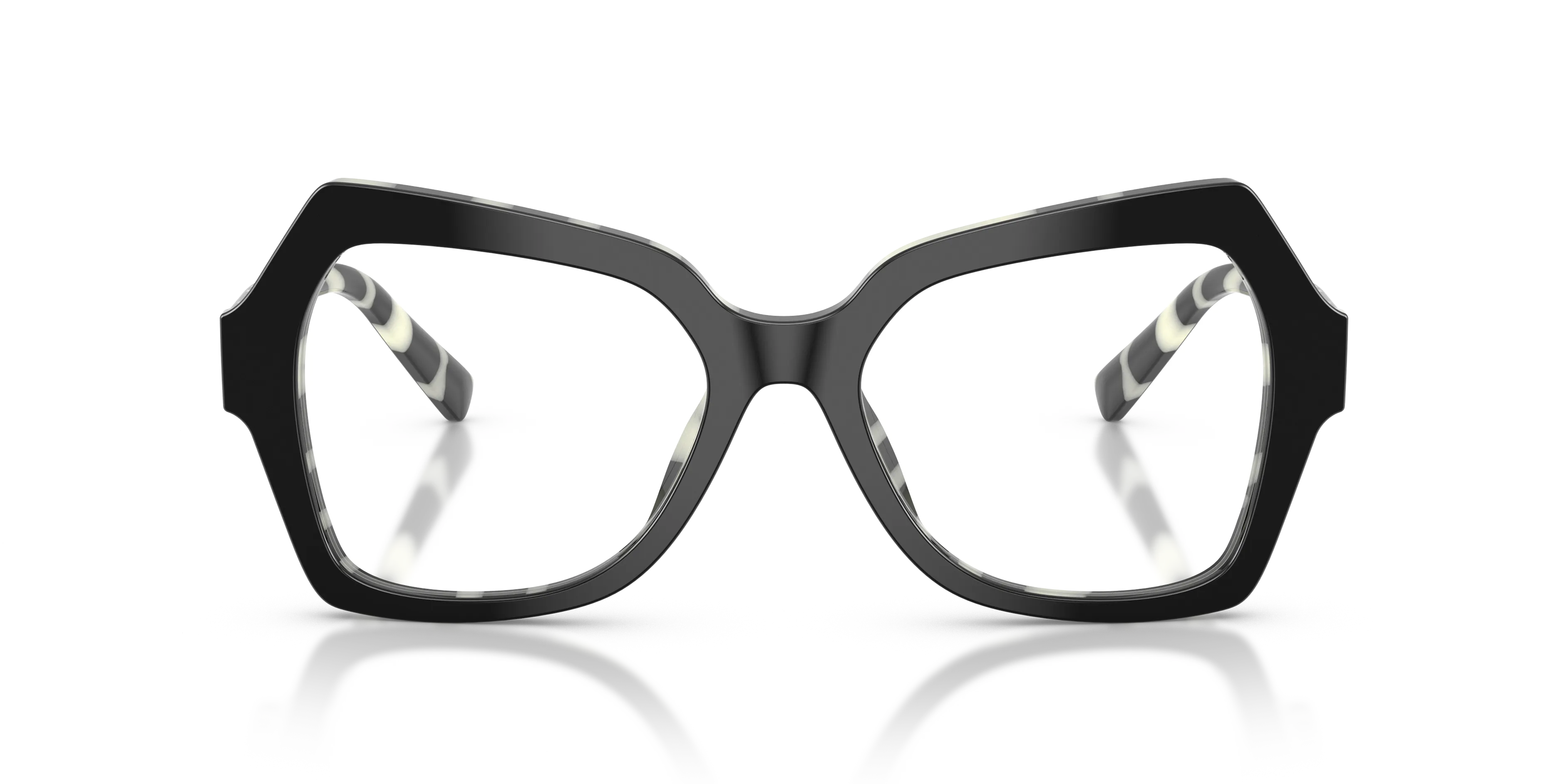 Dolce & Gabbana DG3429 3372 Montature da vista Acetato Nero Farfalla Normale - immagine 3