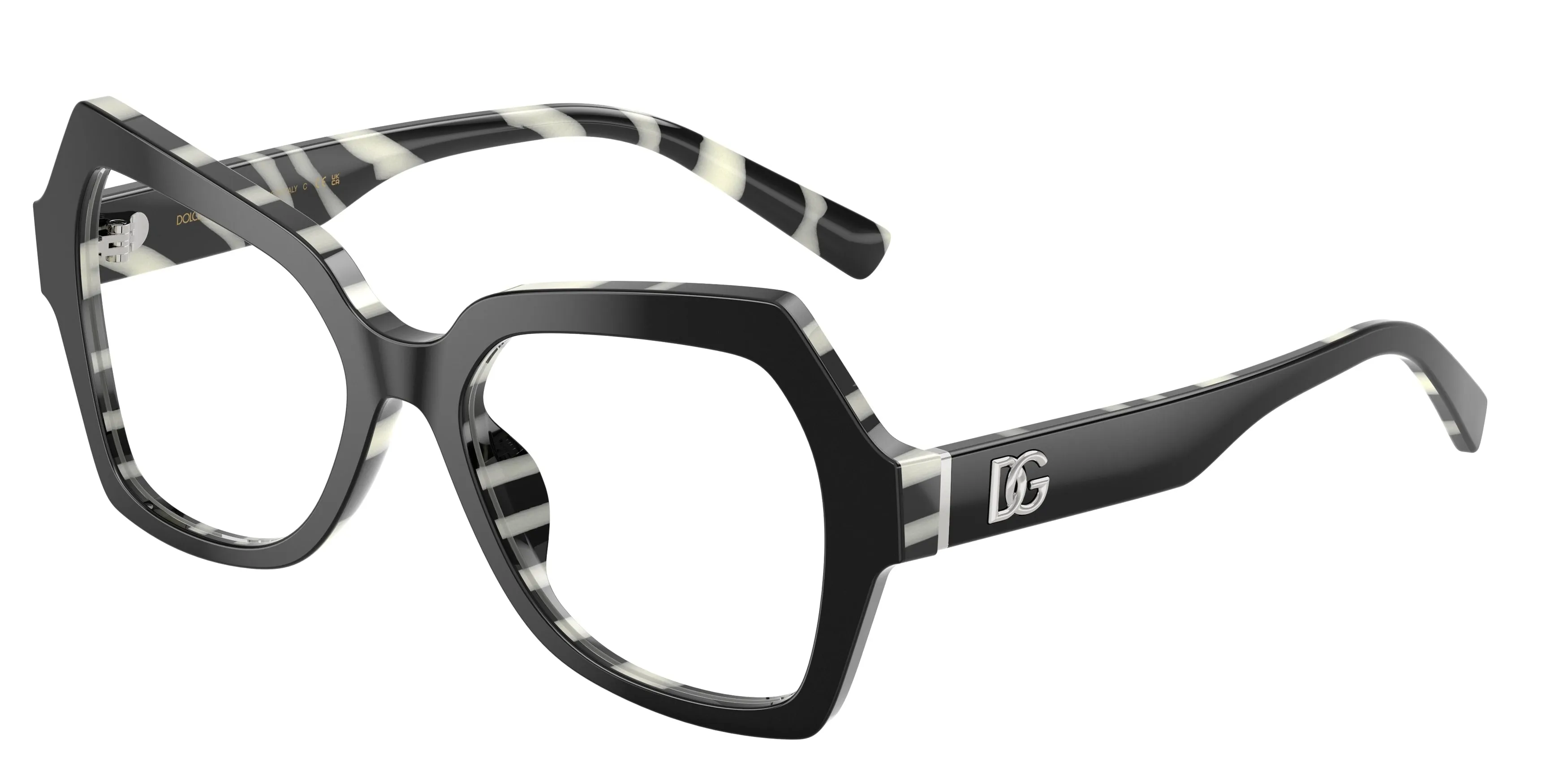 Dolce & Gabbana DG3429 3372 Montature da vista Acetato Nero Farfalla Normale - immagine 1
