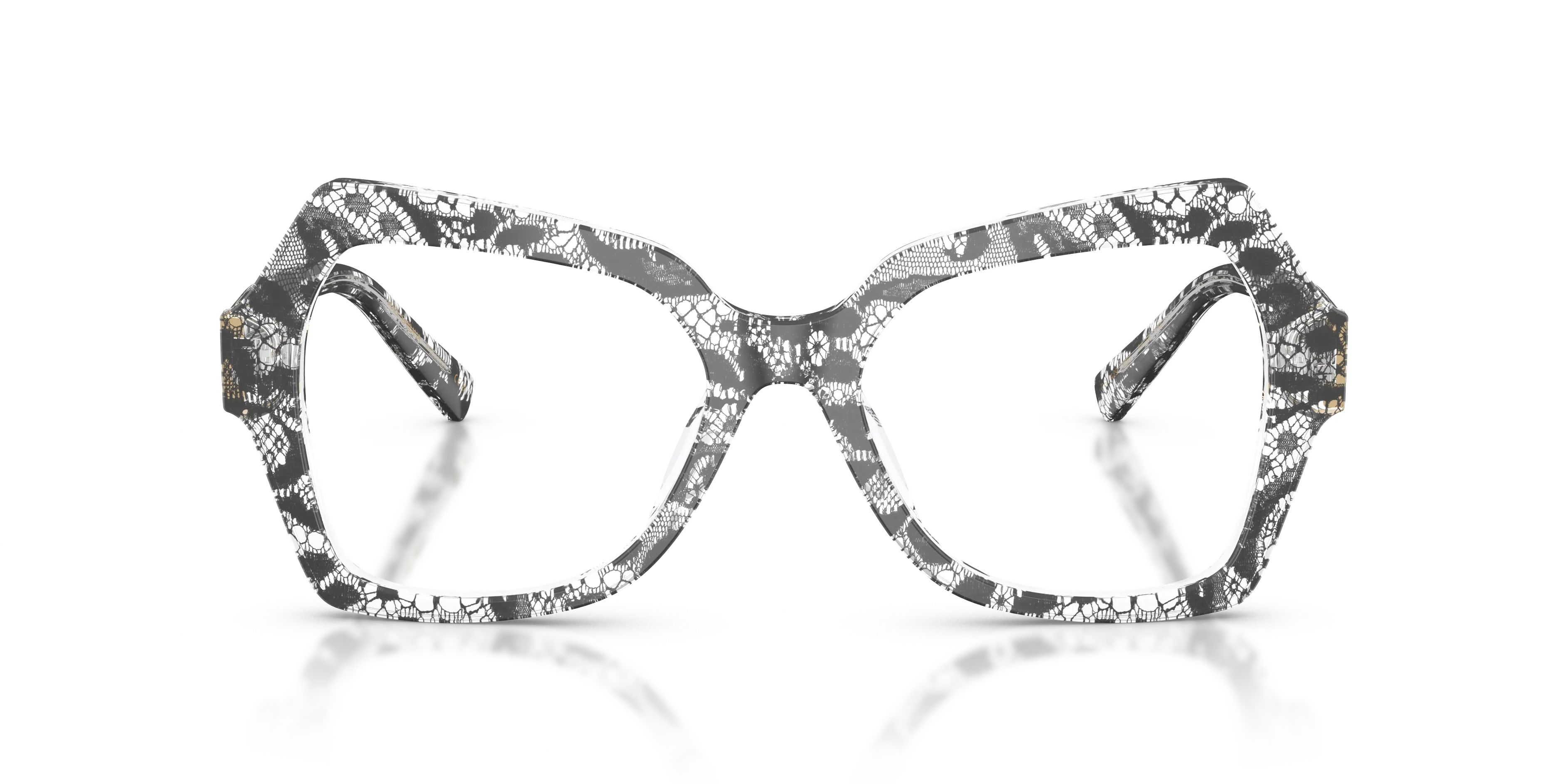 Dolce & Gabbana DG3429 3287 Montature da vista Acetato Nero Farfalla Normale - immagine 3