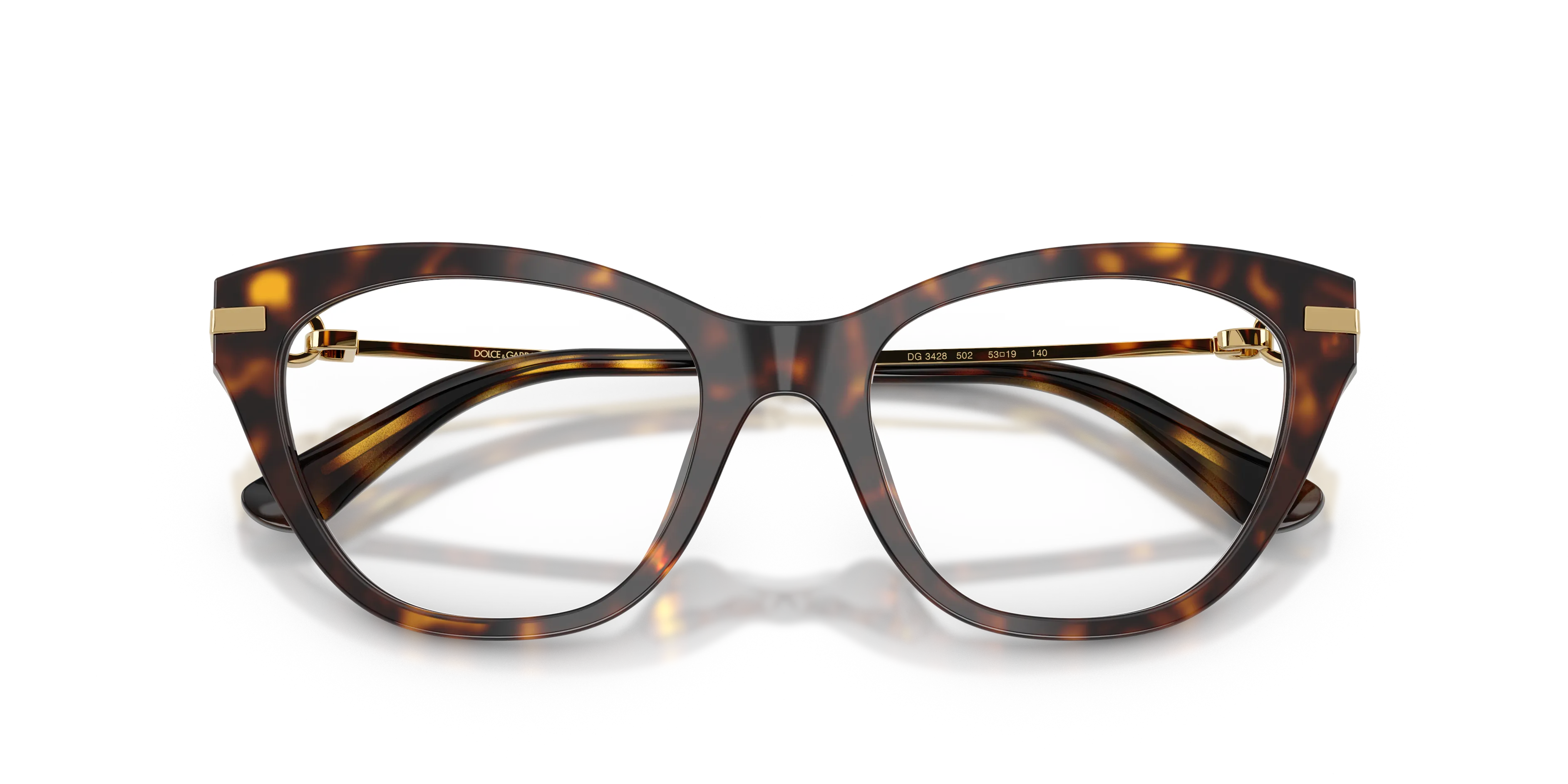 Dolce & Gabbana DG3428 502 Montature da vista Acetato Tartaruga Farfalla Normale - immagine 2