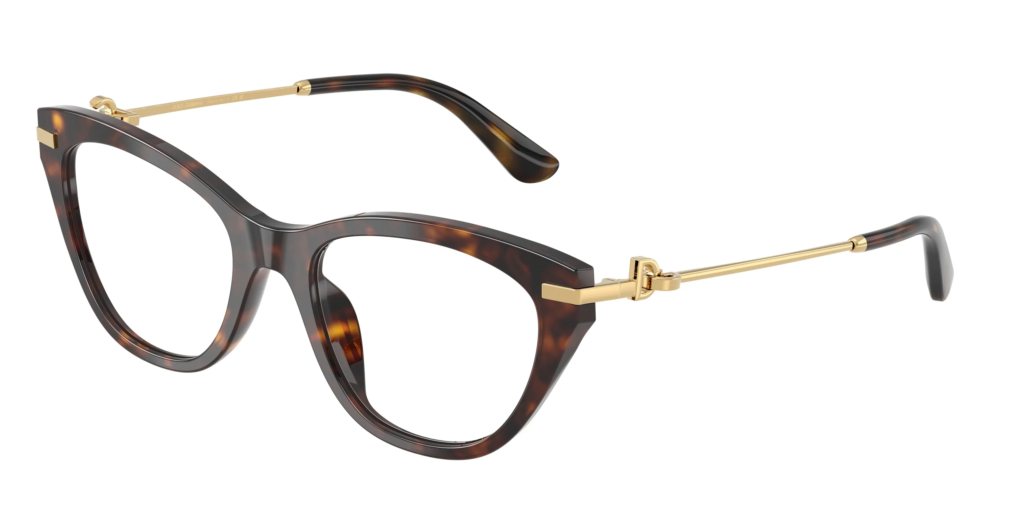 Dolce & Gabbana DG3428 502 Montature da vista Acetato Tartaruga Farfalla Normale - immagine 1