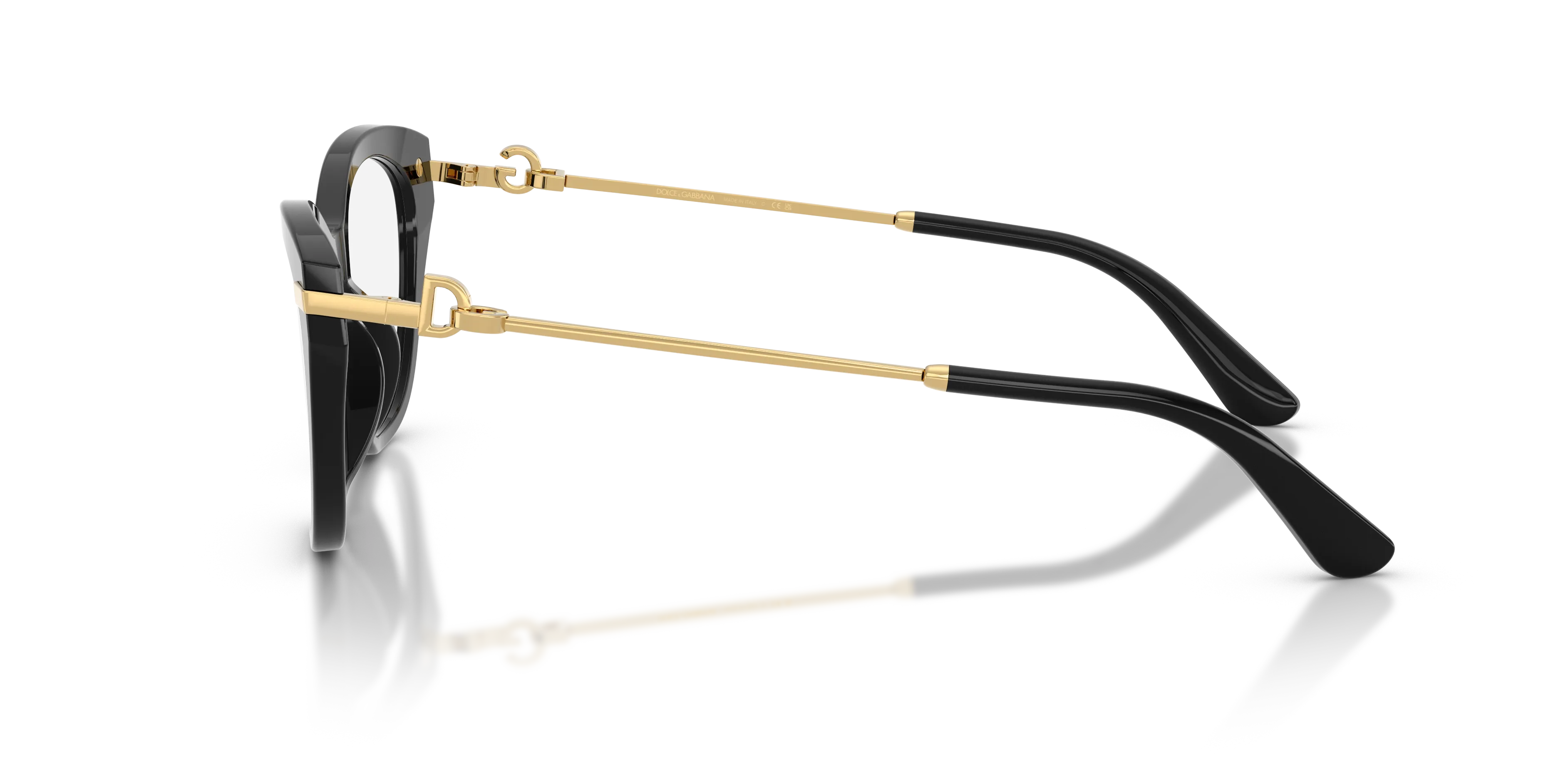 Dolce & Gabbana DG3428 501 Montature da vista Acetato Nero Farfalla Normale - immagine 4
