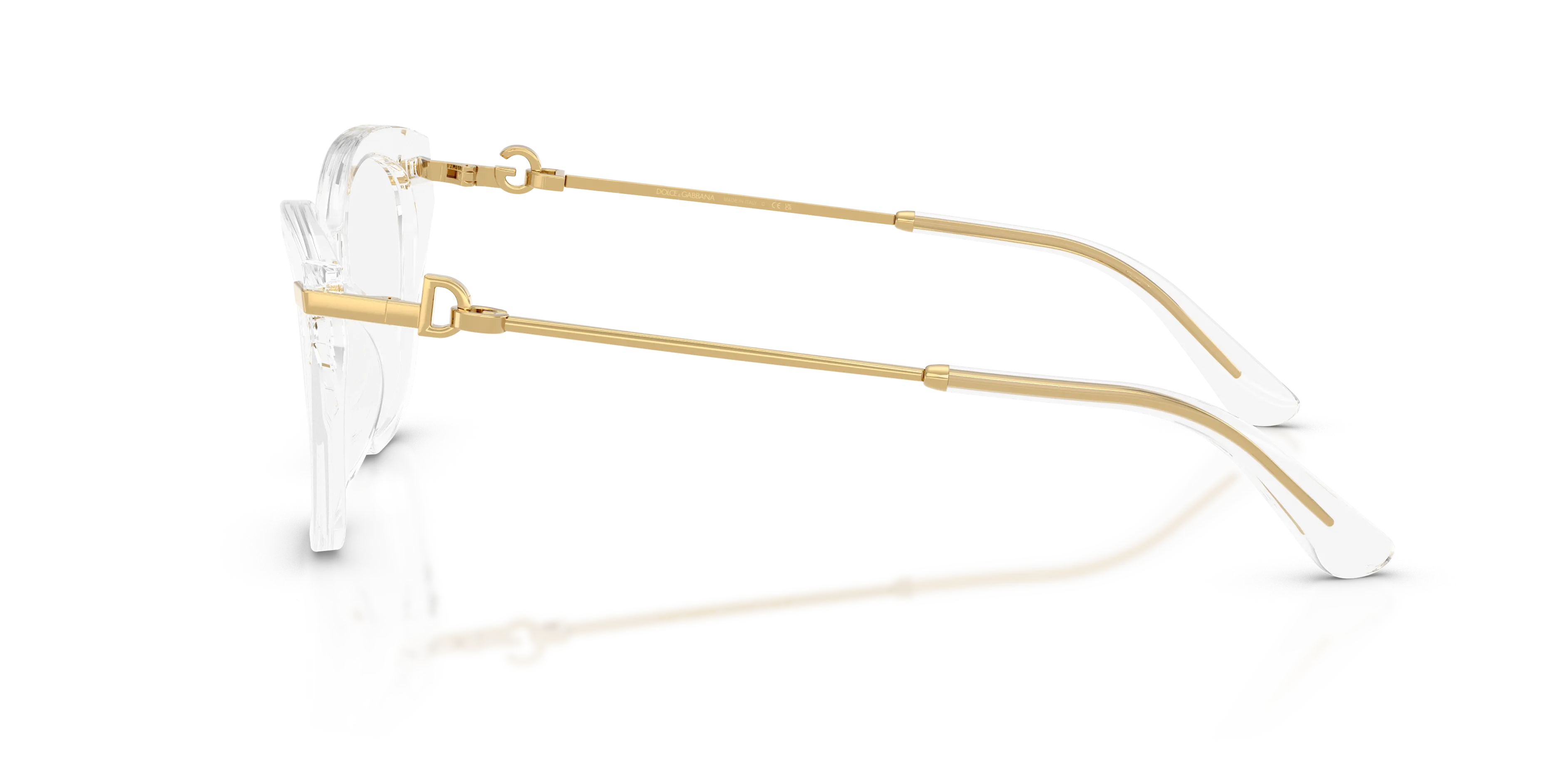 Dolce & Gabbana DG3428 3133 Montature da vista Acetato Trasparente Farfalla Normale - immagine 4