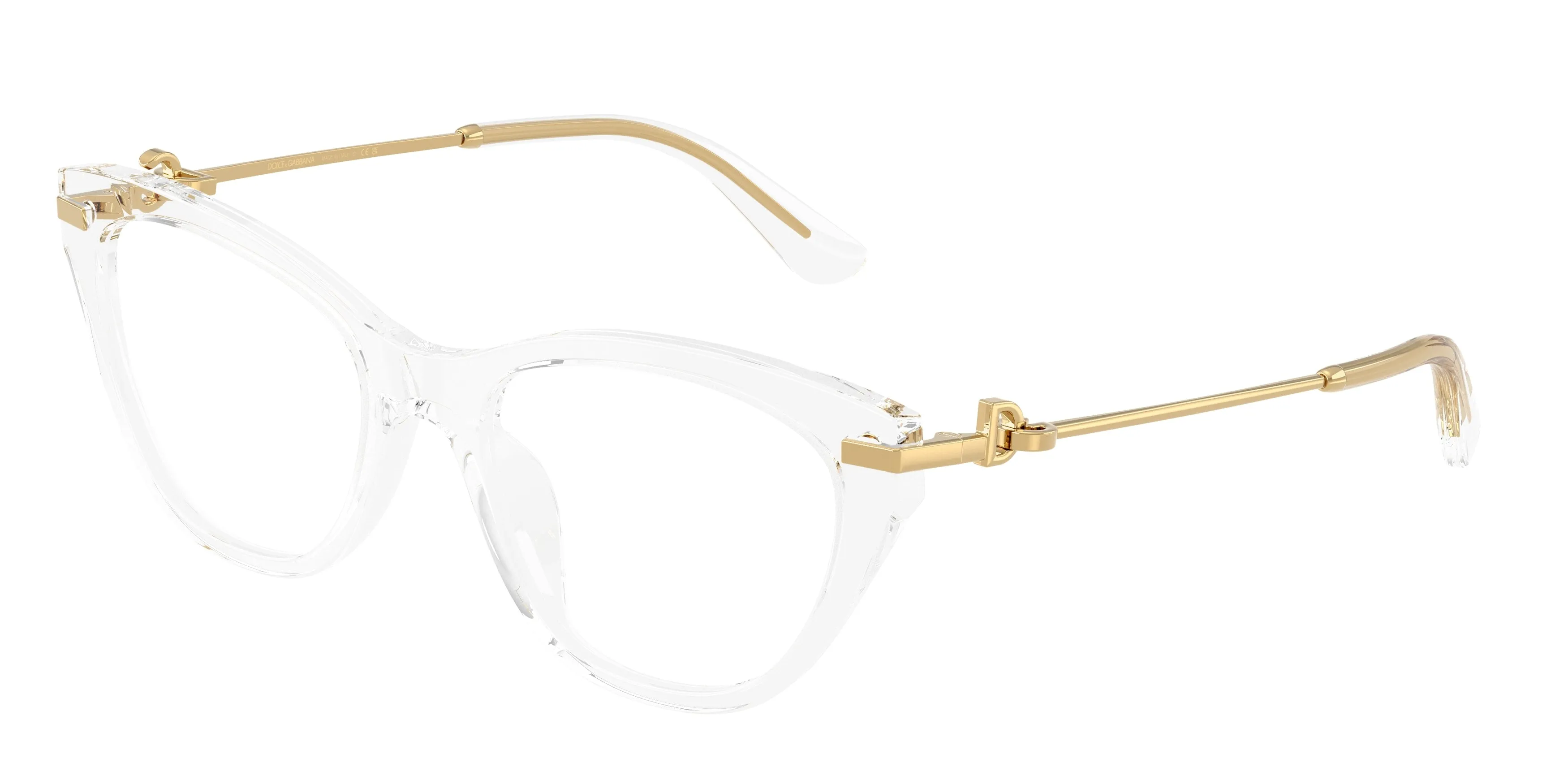 Dolce & Gabbana DG3428 3133 Montature da vista Acetato Trasparente Farfalla Normale - immagine 1