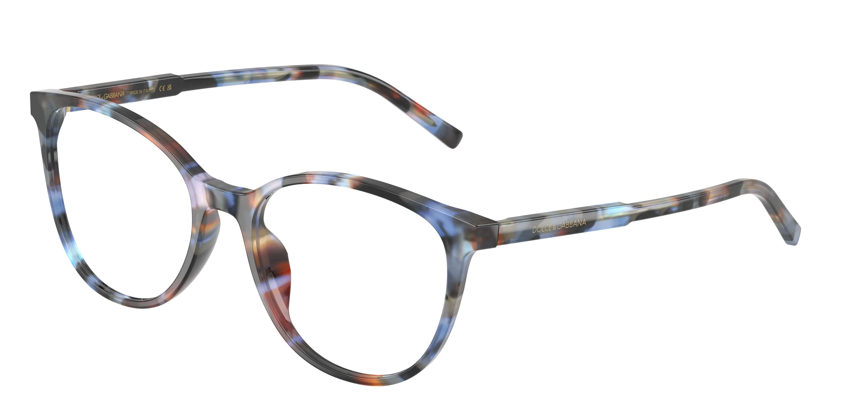 Dolce & Gabbana DG3425 3443 Montature da vista Acetato Blu Farfalla Normale - immagine 1