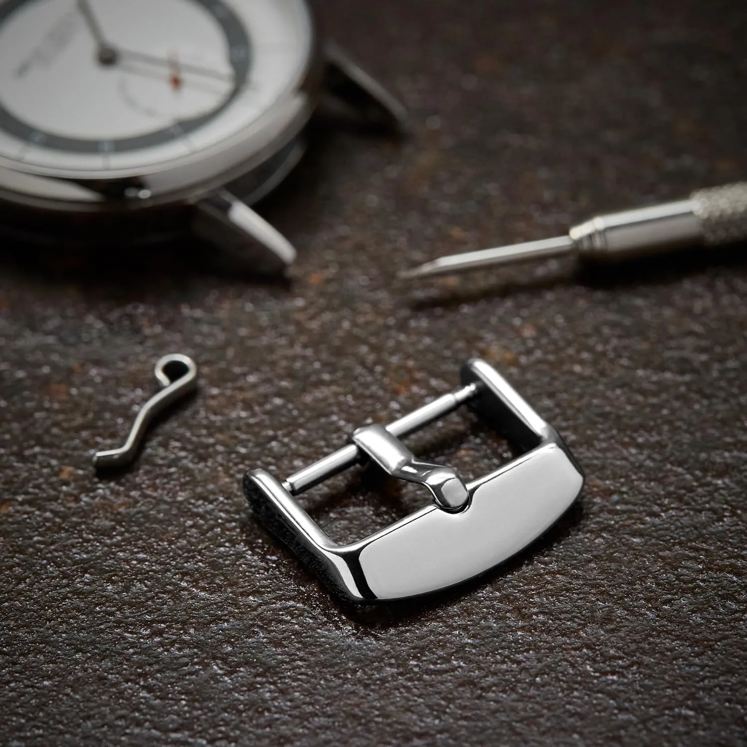 Archer Watch Straps - Fibbie per Cinturini in Acciaio Inossidabile (Argento Lucido, 20mm) - immagine 5