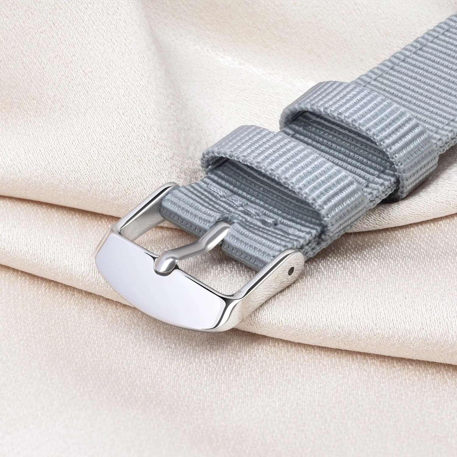 Archer Watch Straps - Fibbie per Cinturini in Acciaio Inossidabile (Argento Lucido, 20mm) - immagine 6