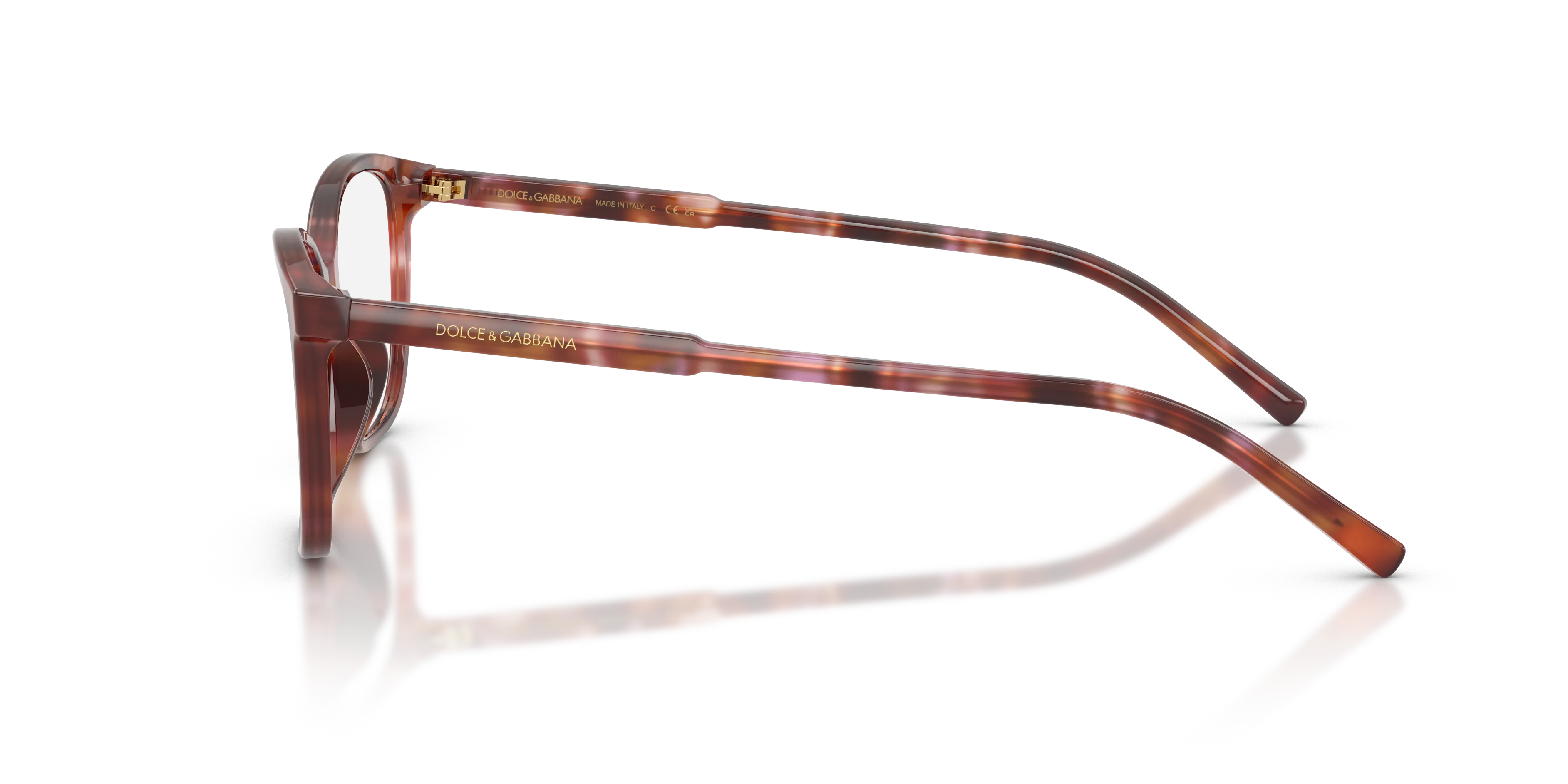 Dolce & Gabbana DG3424 3444 Montature da vista Acetato Tartaruga Squadrata Normale - immagine 4