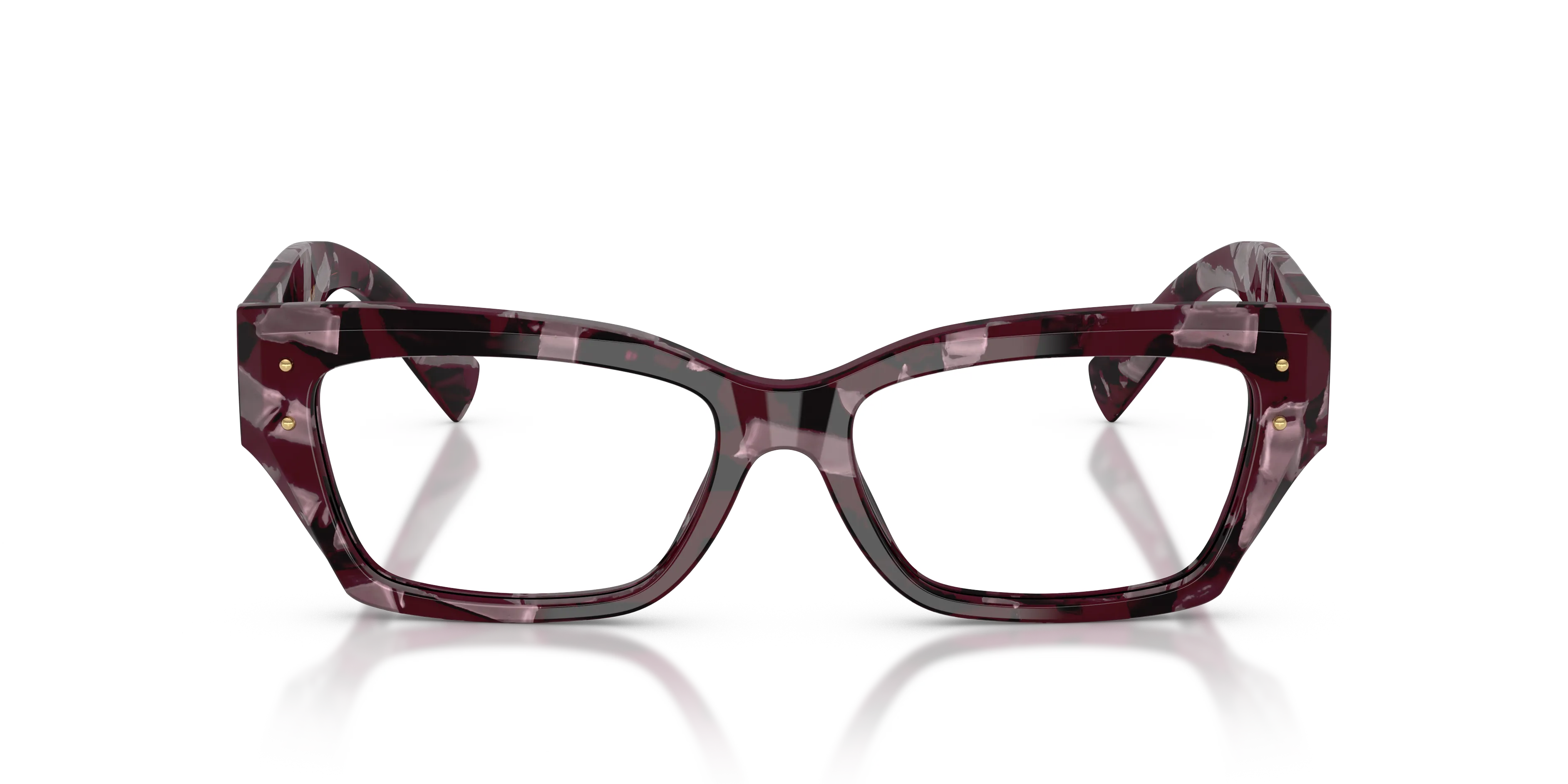 Dolce & Gabbana DG3387 3464 Montature da vista Acetato Viola Squadrata Normale - immagine 3