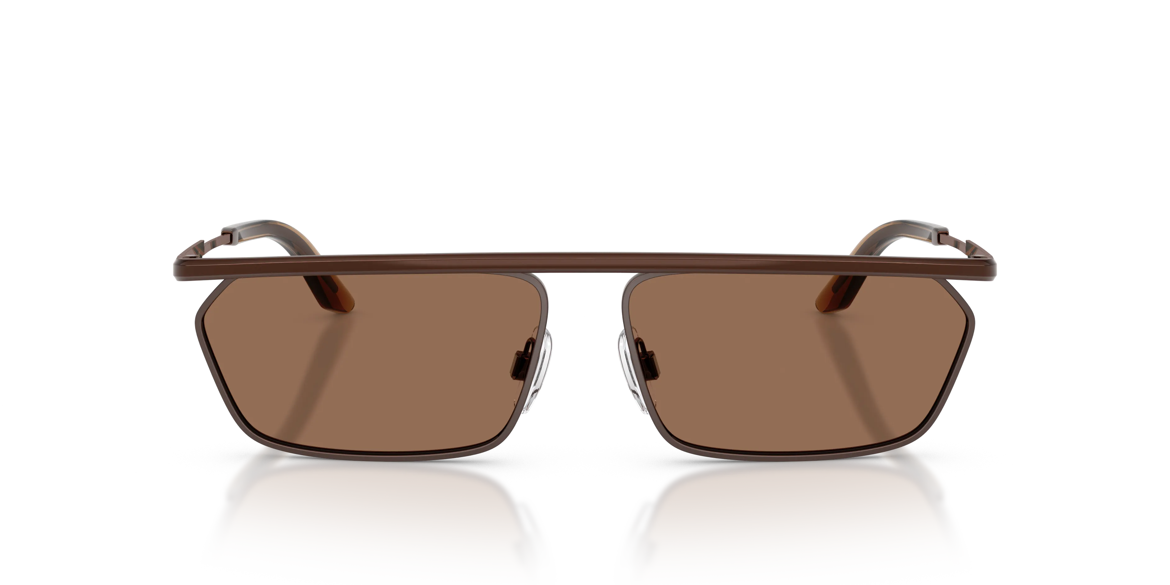 Dolce & Gabbana DG2327 133673 Occhiali da sole Metallo Marrone Marrone Squadrata Normale - immagine 3