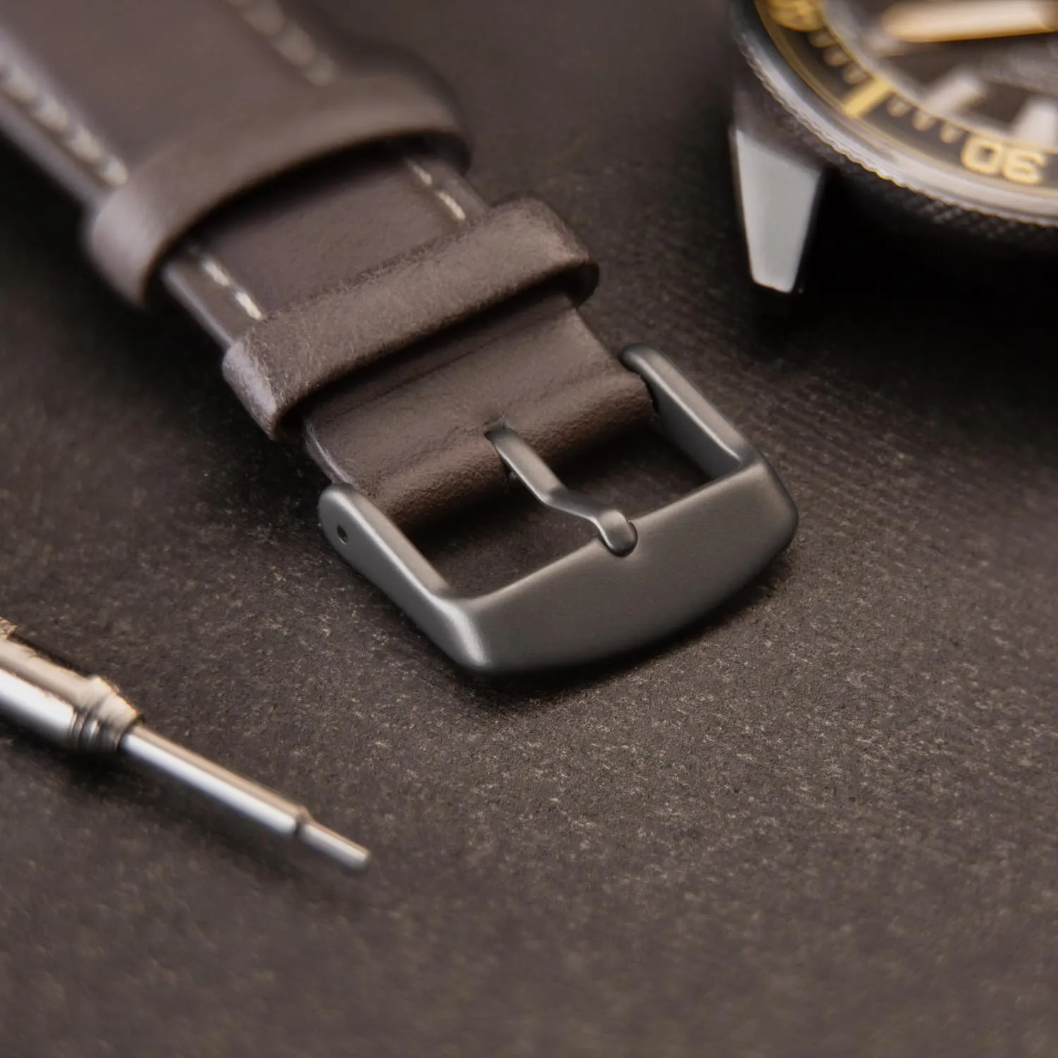 Archer Watch Straps - Fibbie per Cinturini in Acciaio Inossidabile (Grigio Opaco, 20mm) - immagine 5