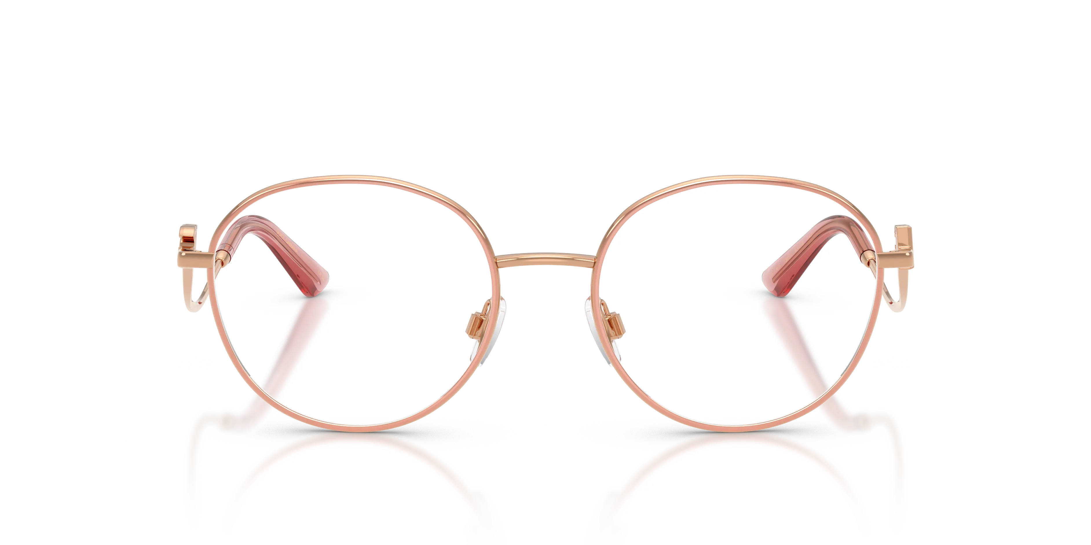 Dolce & Gabbana DG1365 1369 Montature da vista Metallo Rosa Rotonda Normale - immagine 3
