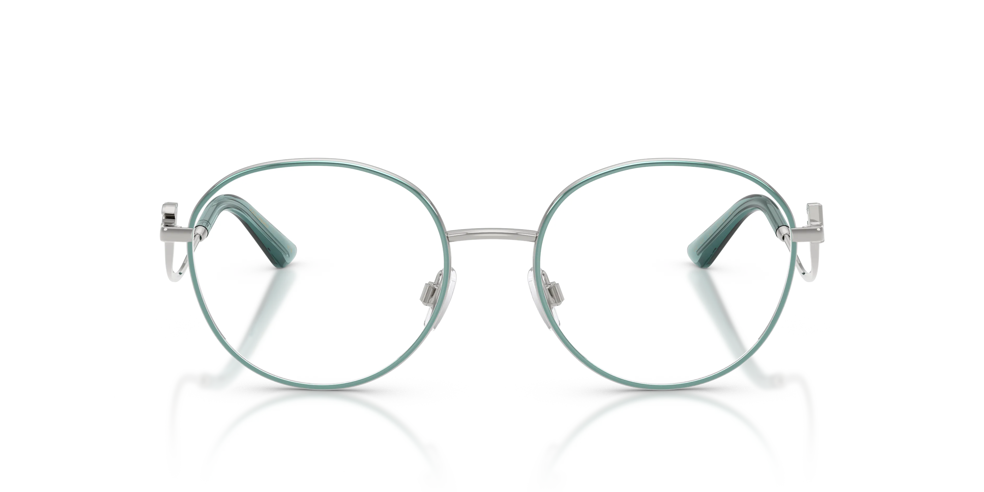 Dolce & Gabbana DG1365 1325 Montature da vista Metallo Argento Rotonda Normale - immagine 3