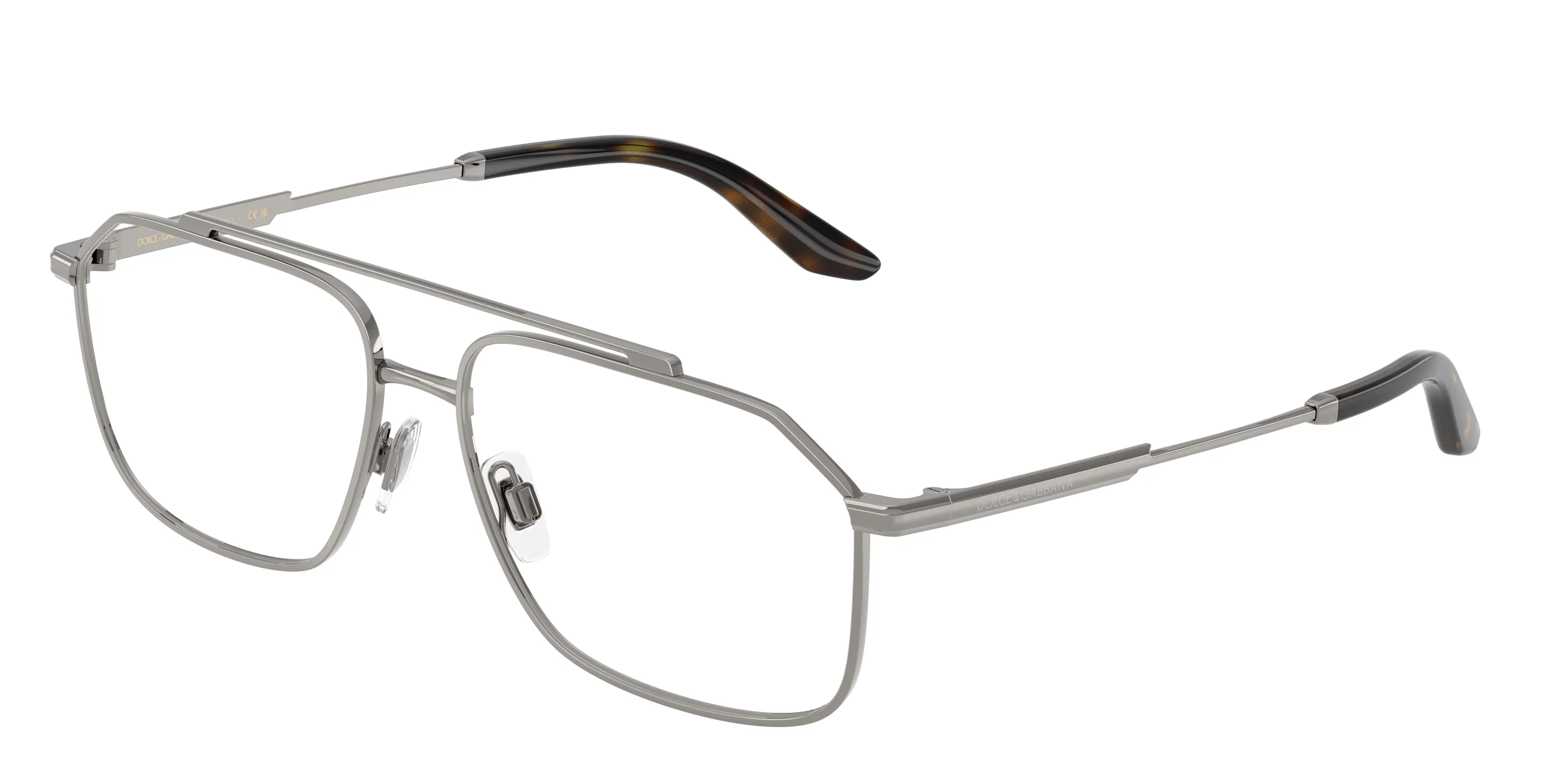 Dolce & Gabbana DG1364 04 Montature da vista Metallo Grigio Pilot Normale - immagine 1