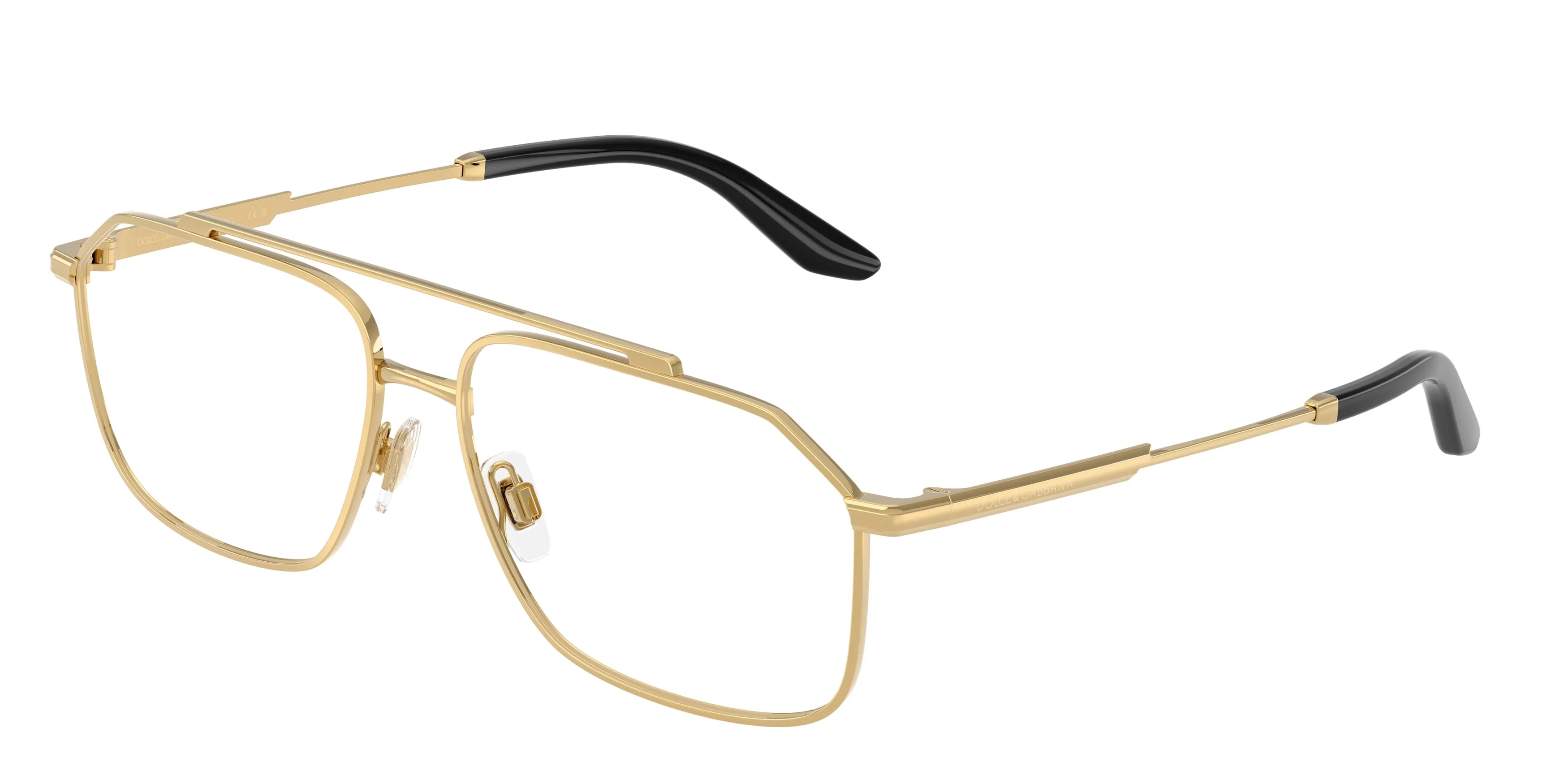 Dolce & Gabbana DG1364 02 Montature da vista Metallo Oro Pilot Normale - immagine 1