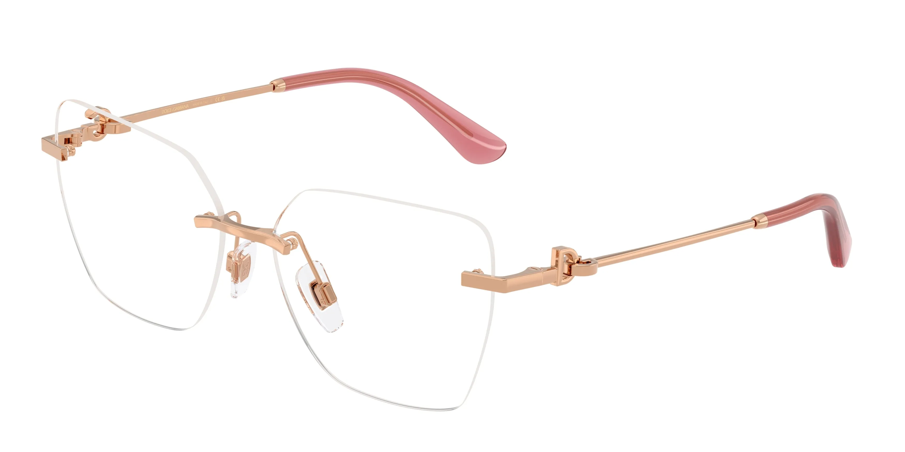 Dolce & Gabbana DG1363 1298 Montature da vista Metallo Oro Cat Eye Normale - immagine 1