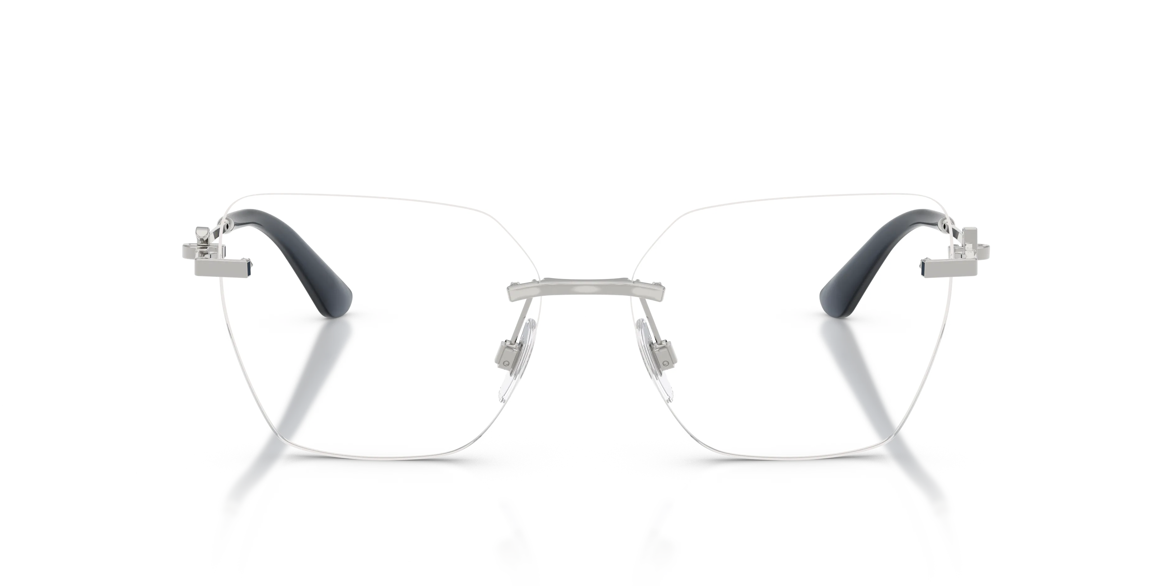 Dolce & Gabbana DG1363 05 Montature da vista Metallo Argento Cat Eye Normale - immagine 3