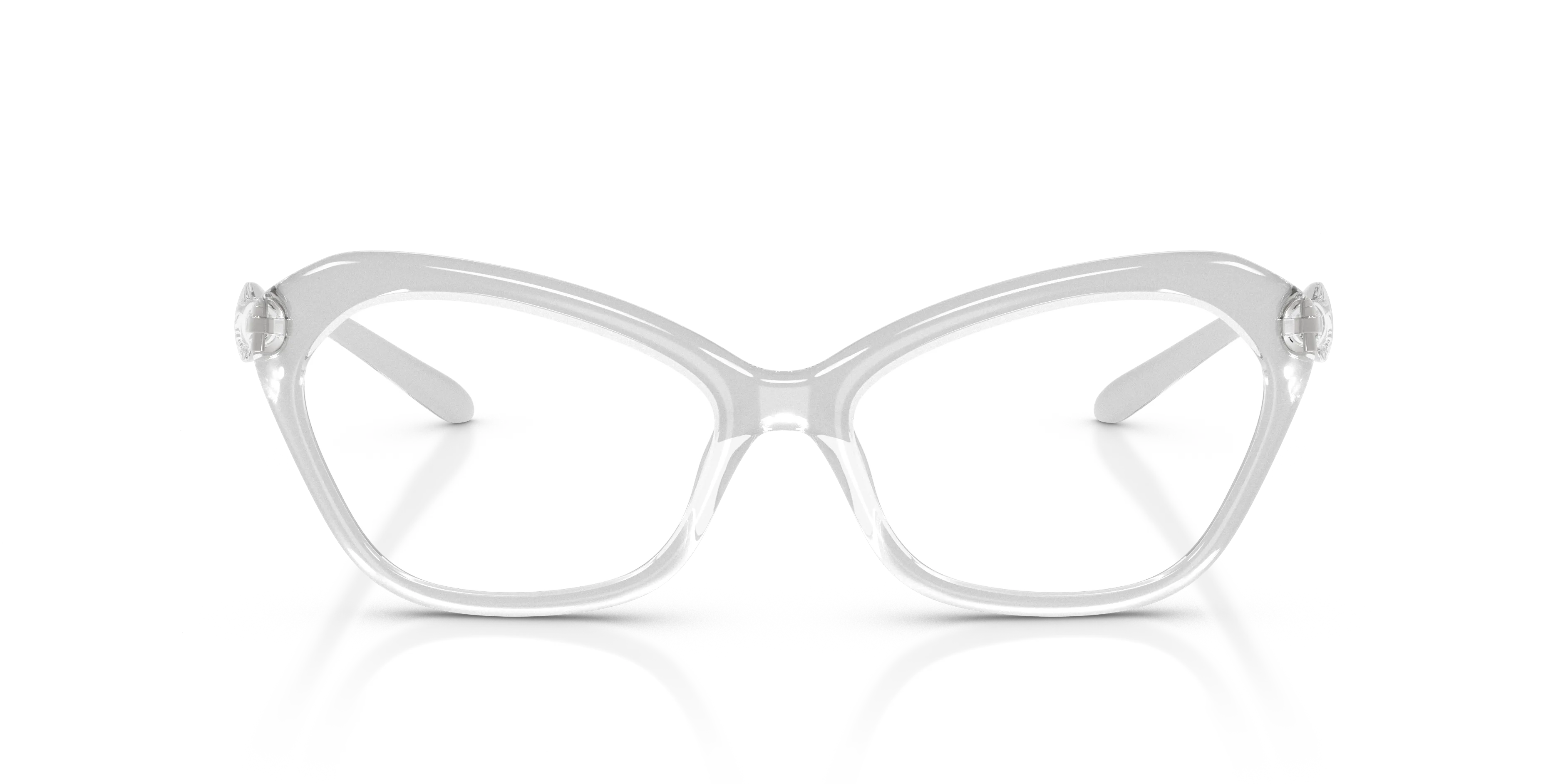 DIESEL DL6003U 2029 Montature da vista Iniettato Argento Cat Eye Normale - immagine 3