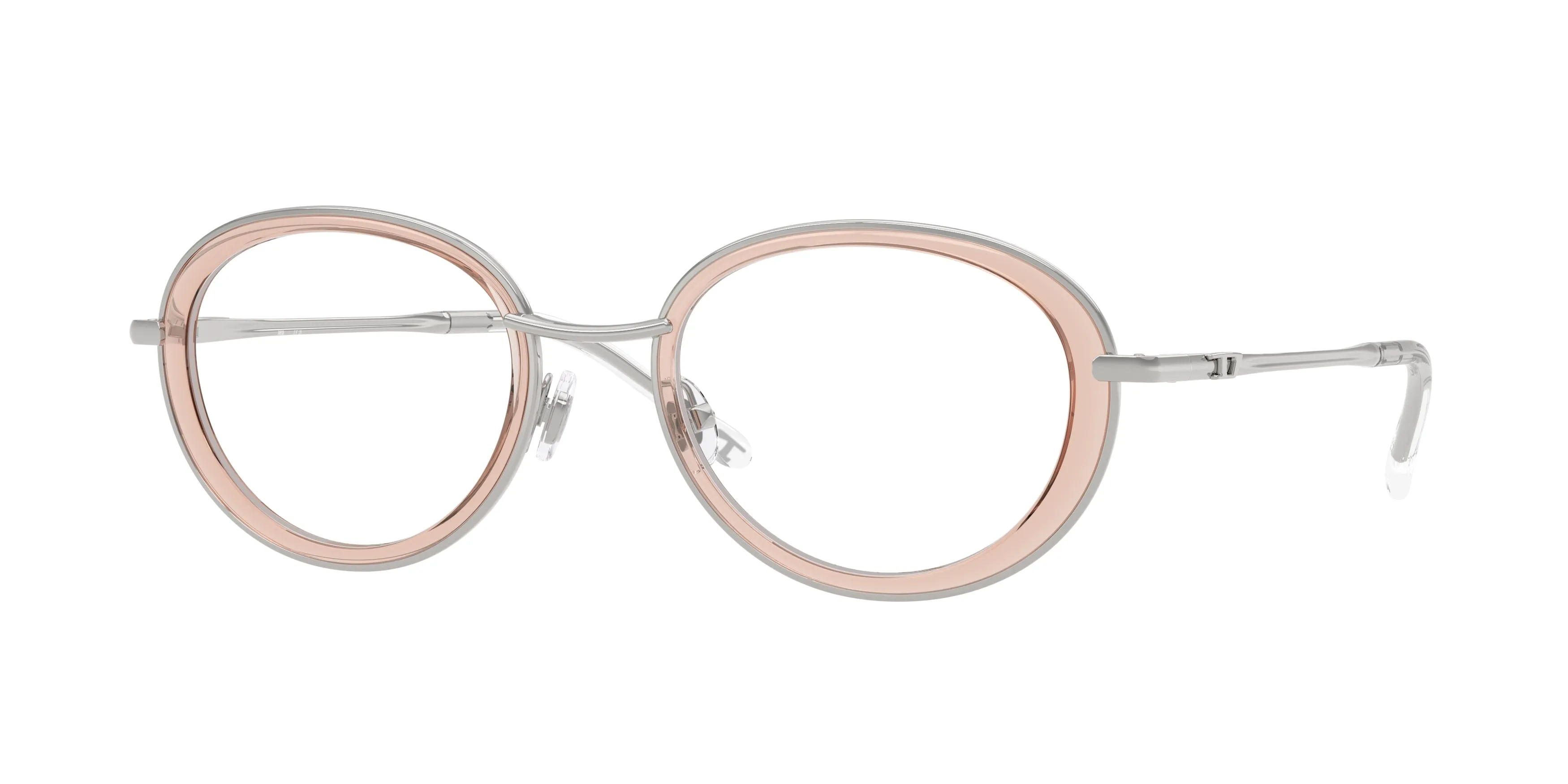 DIESEL DL5010 1042 Montature da vista Metallo Argento Rotonda Normale - immagine 1