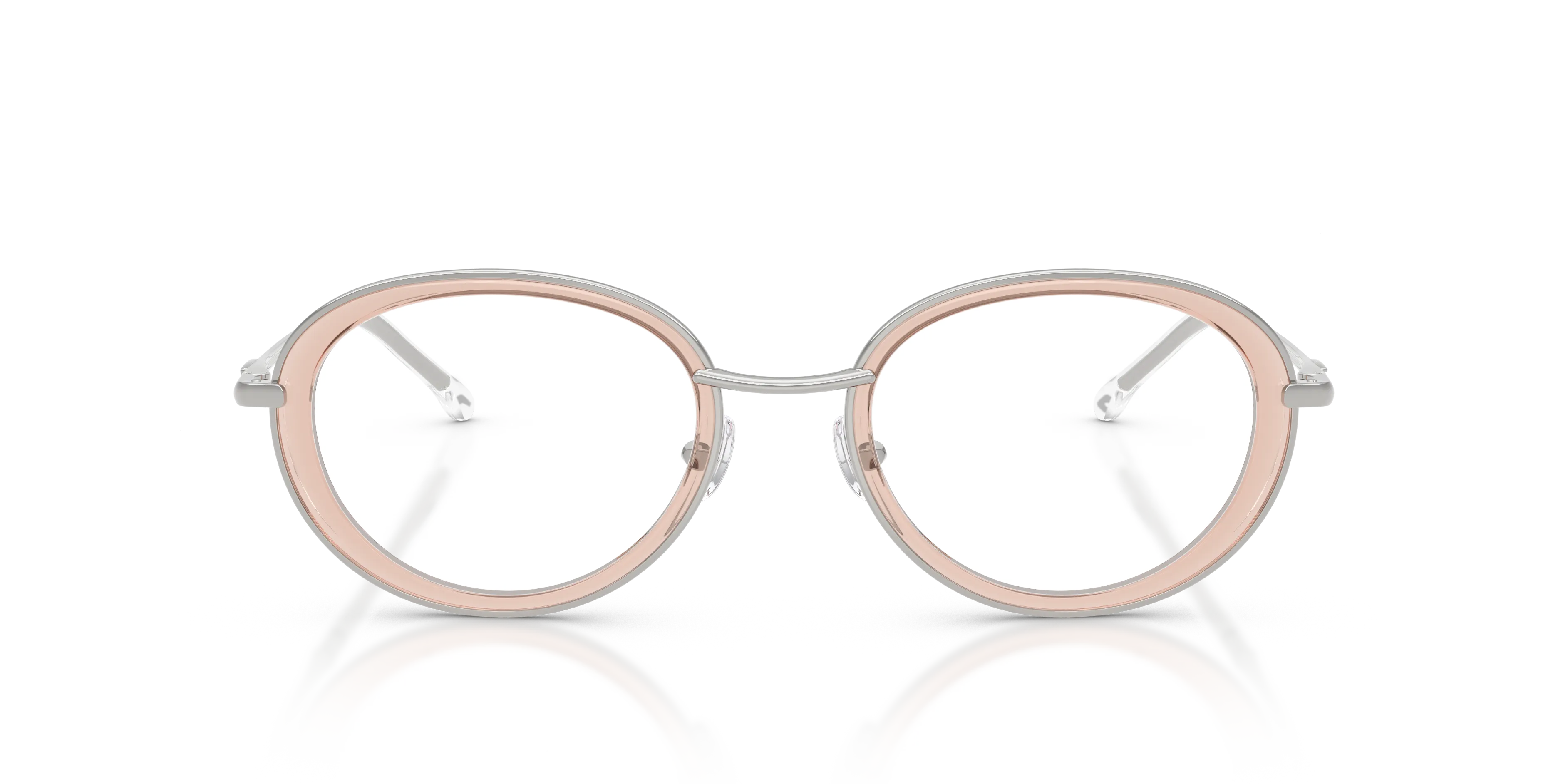 DIESEL DL5010 1042 Montature da vista Metallo Argento Rotonda Normale - immagine 3
