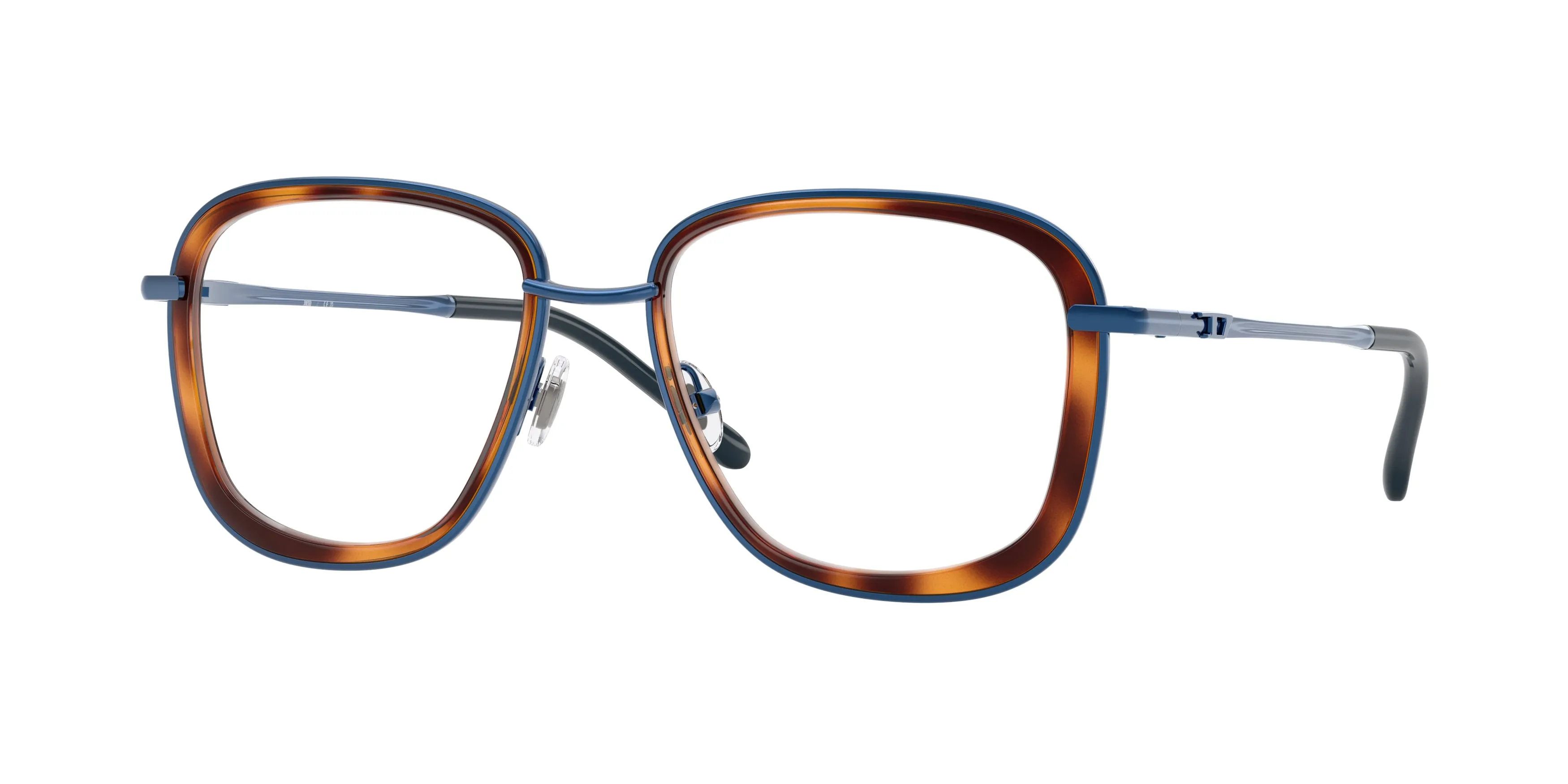 DIESEL DL5009 110 Montature da vista Metallo Blu Rotonda Normale - immagine 1