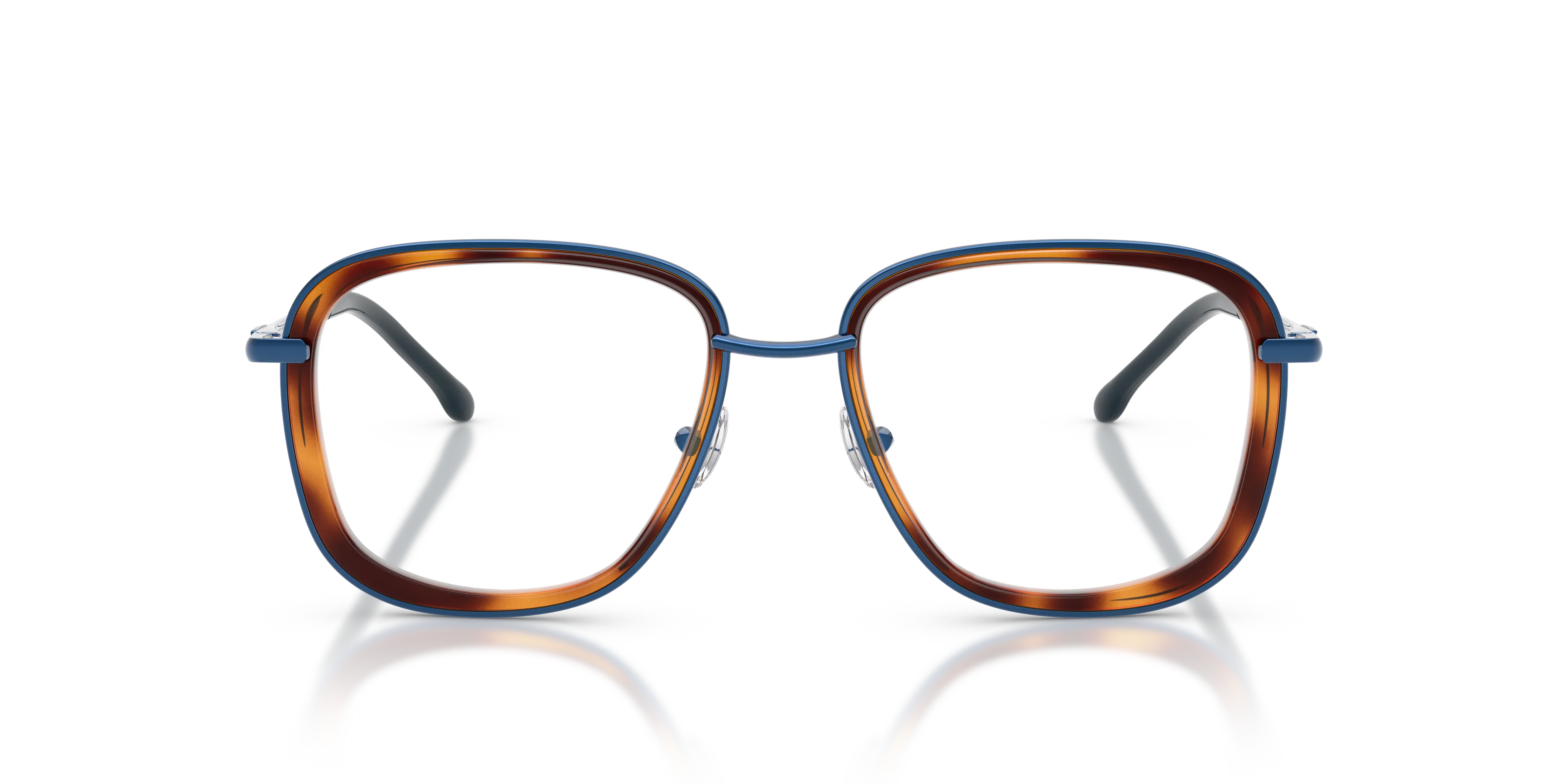 DIESEL DL5009 110 Montature da vista Metallo Blu Rotonda Normale - immagine 3