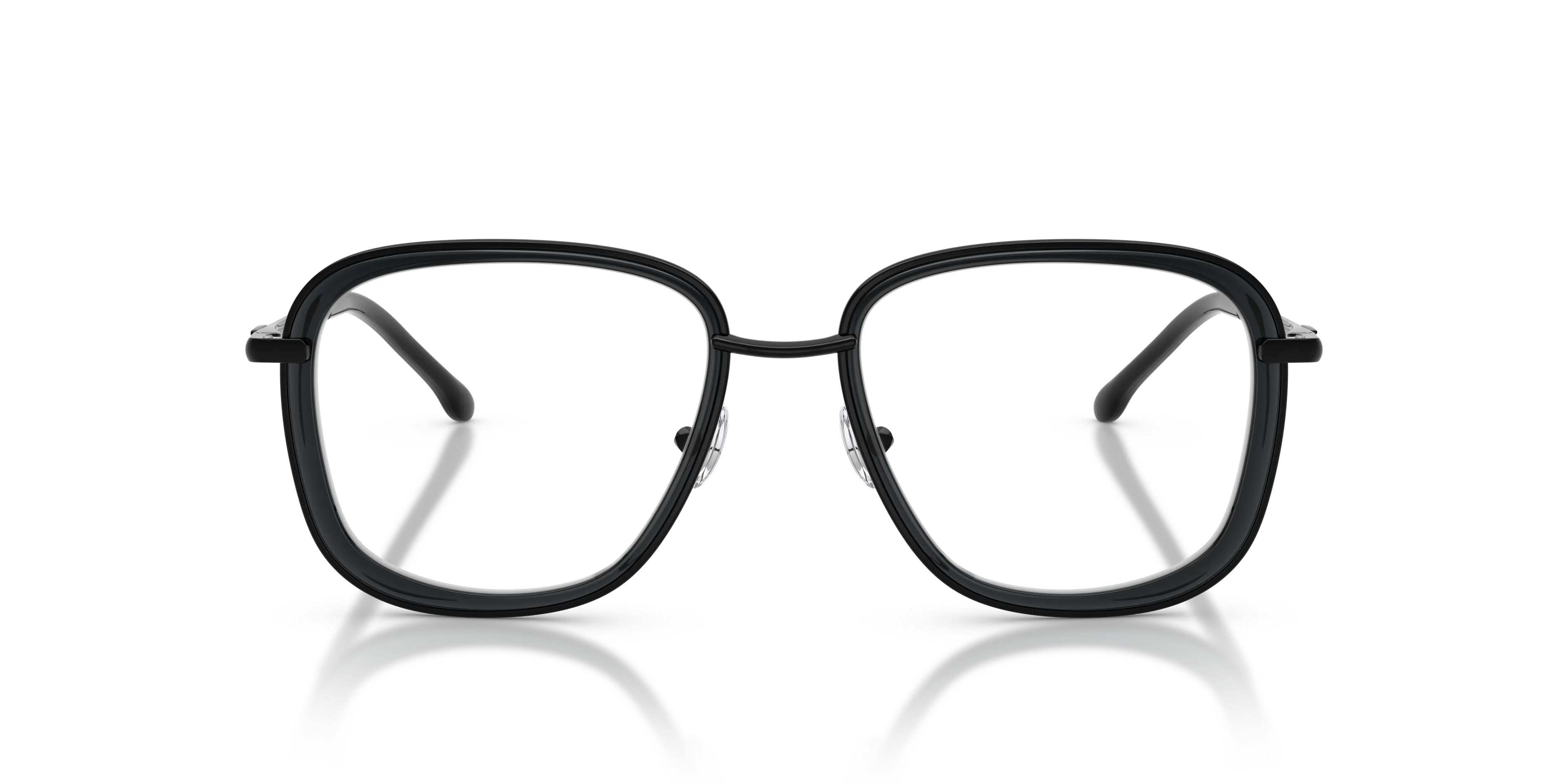 DIESEL DL5009 1002 Montature da vista Metallo Nero Rotonda Normale - immagine 3