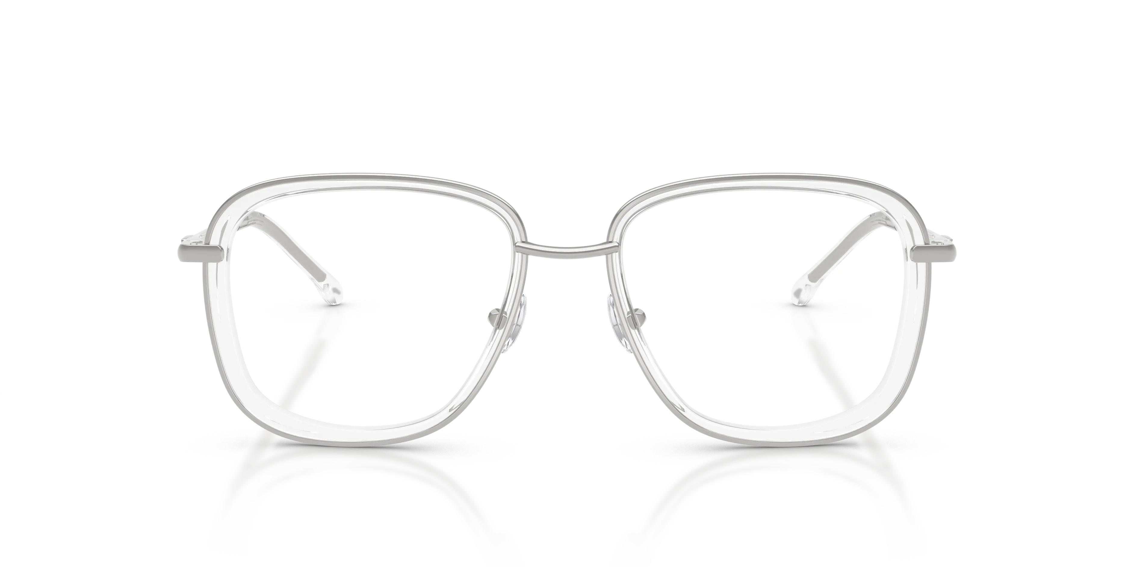 DIESEL DL5009 1001 Montature da vista Metallo Argento Rotonda Normale - immagine 3