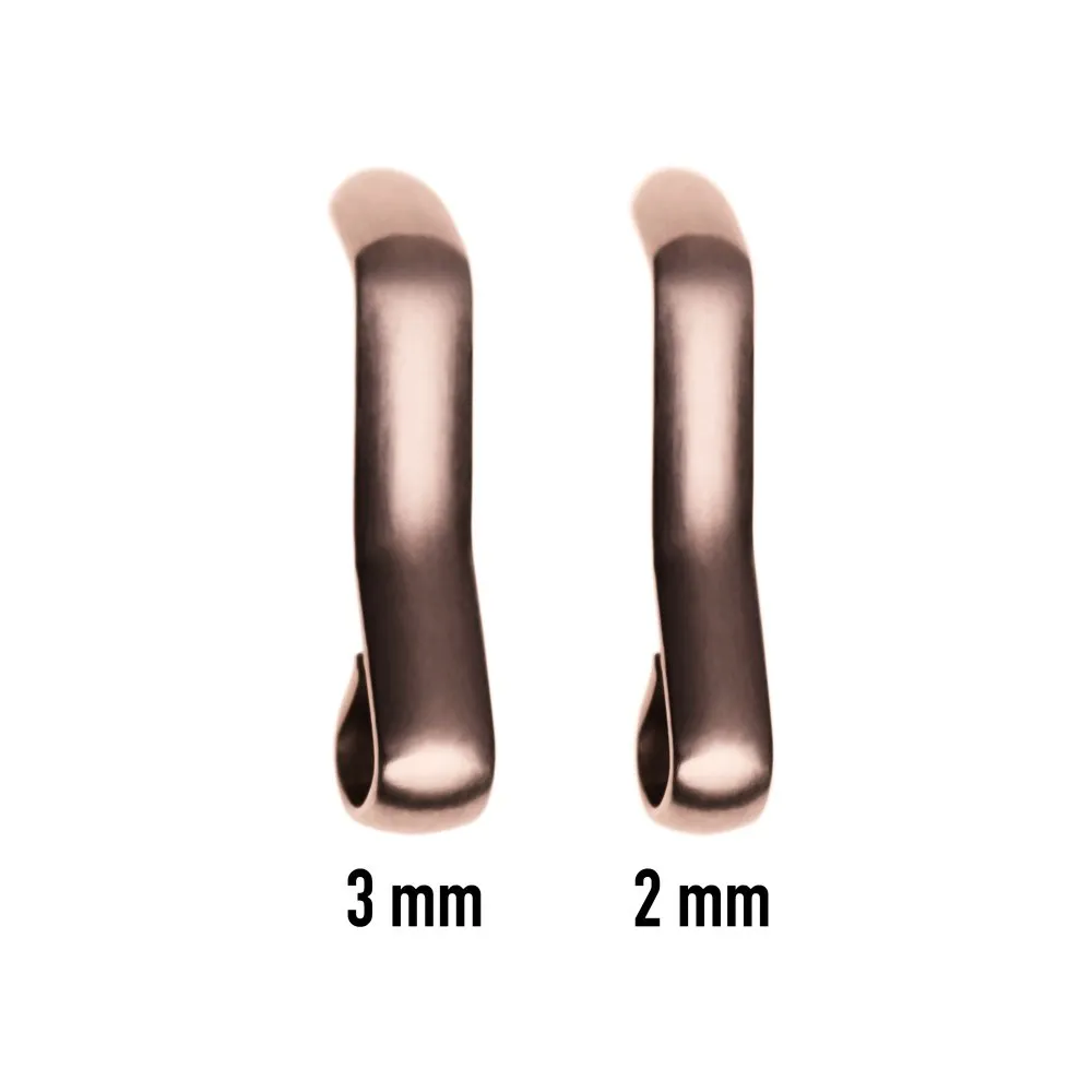 Archer Watch Straps - Fibbie per Cinturini in Acciaio Inossidabile (Oro Rosa Lucido, 23mm) - immagine 4