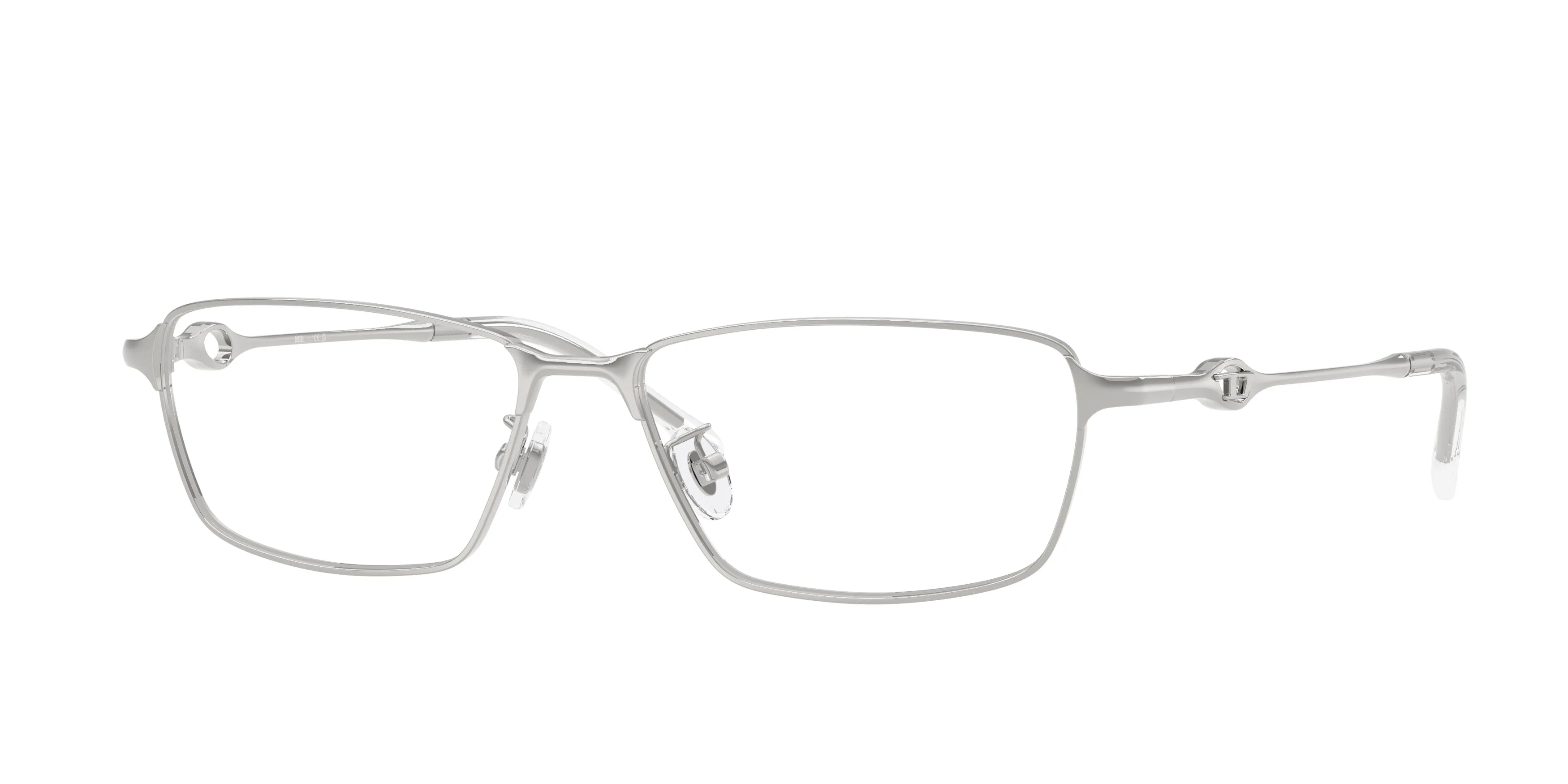DIESEL DL5008D 1001 Montature da vista Metallo Argento Squadrata Normale - immagine 1