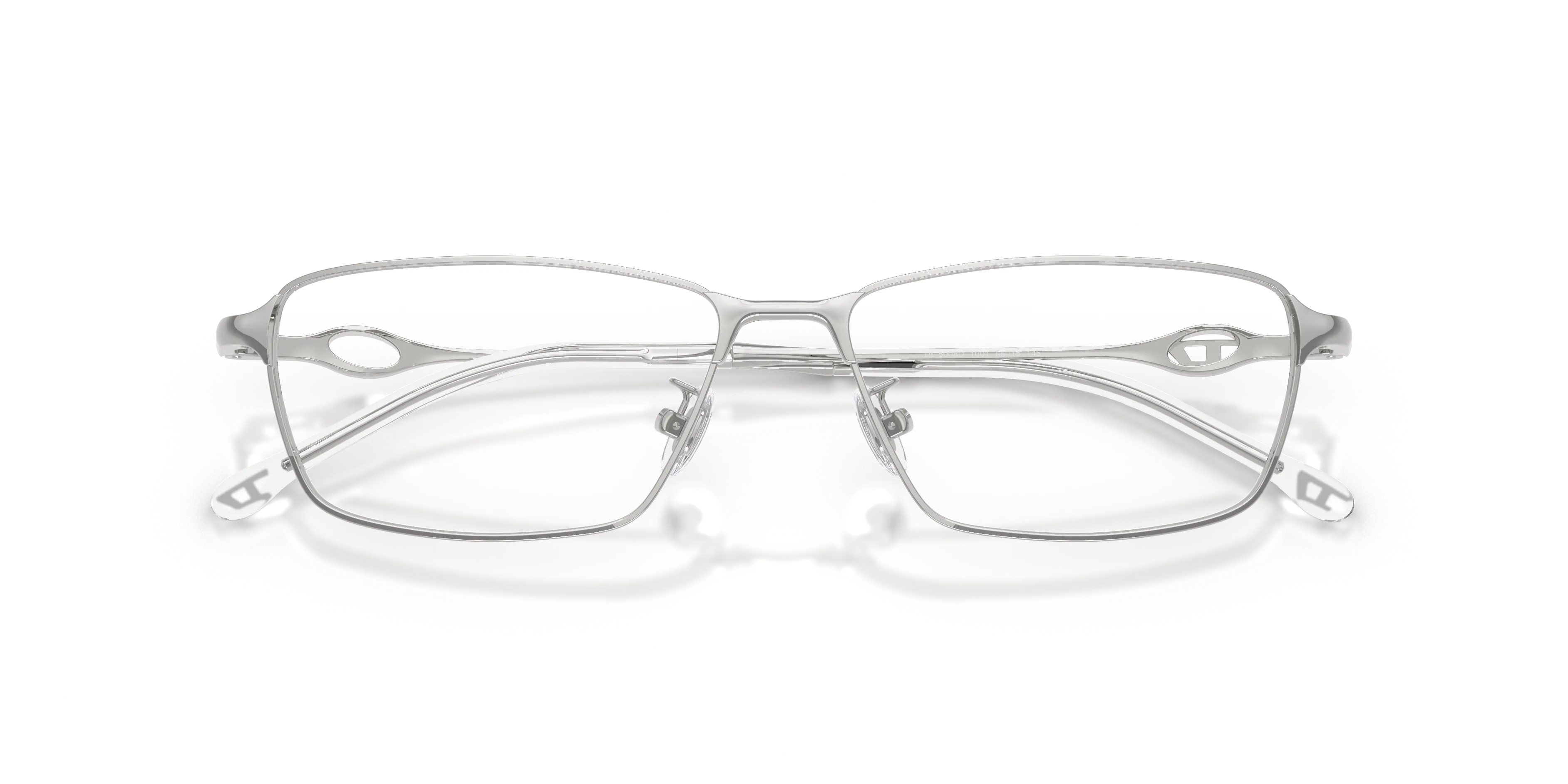 DIESEL DL5008D 1001 Montature da vista Metallo Argento Squadrata Normale - immagine 2