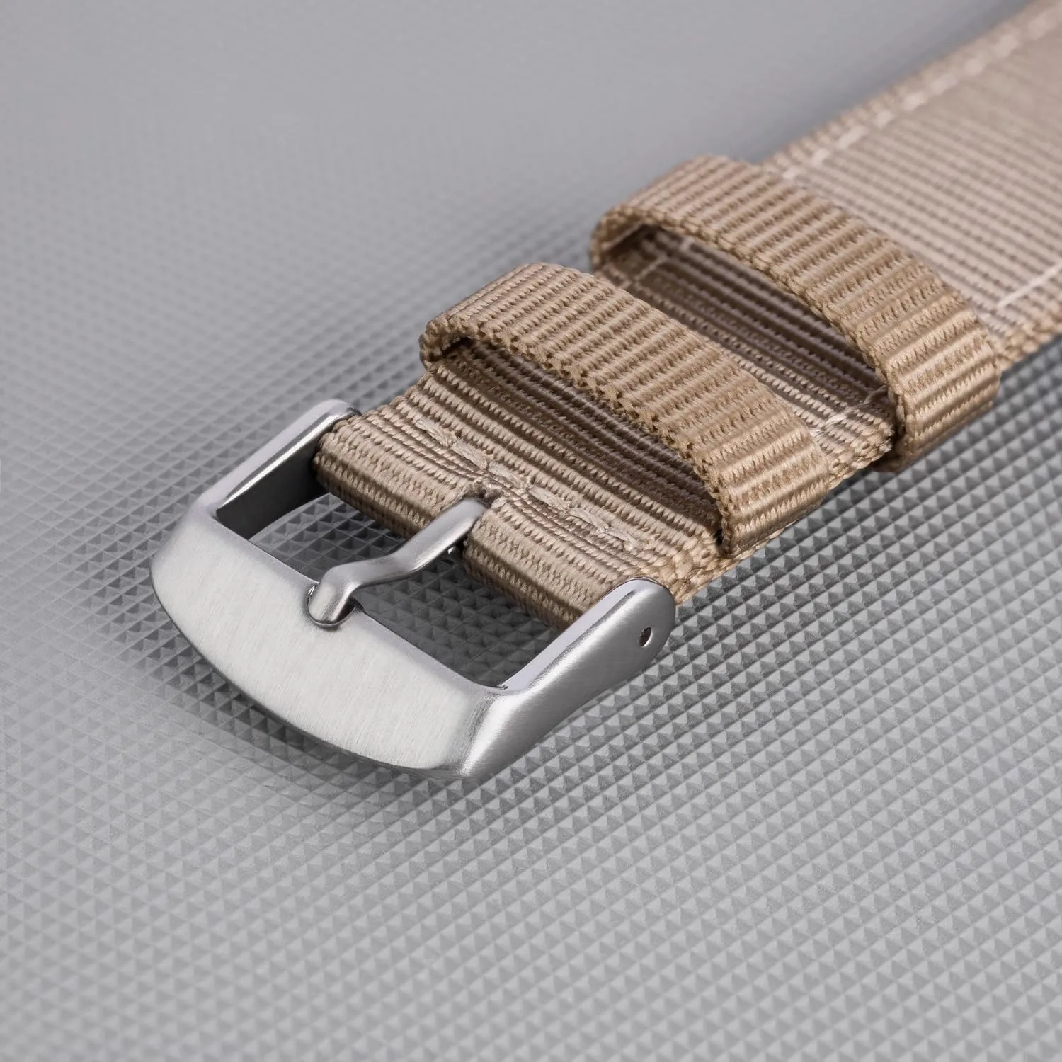 Archer Watch Straps - Fibbie per Cinturini in Acciaio Inossidabile (Argento Spazzolato, 23mm) - immagine 6