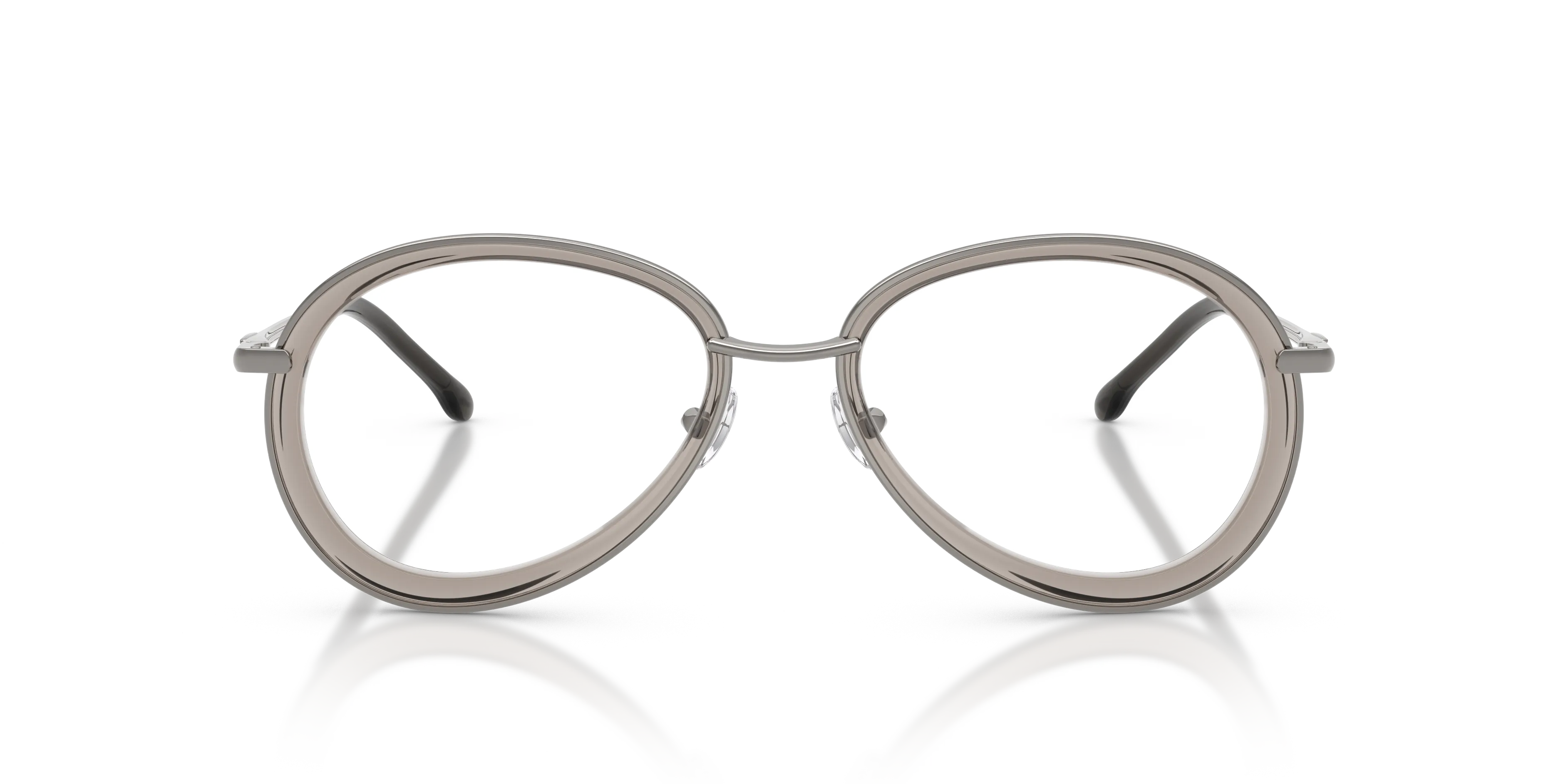 DIESEL DL5007 1003 Montature da vista Metallo Grigio Rotonda Normale - immagine 3