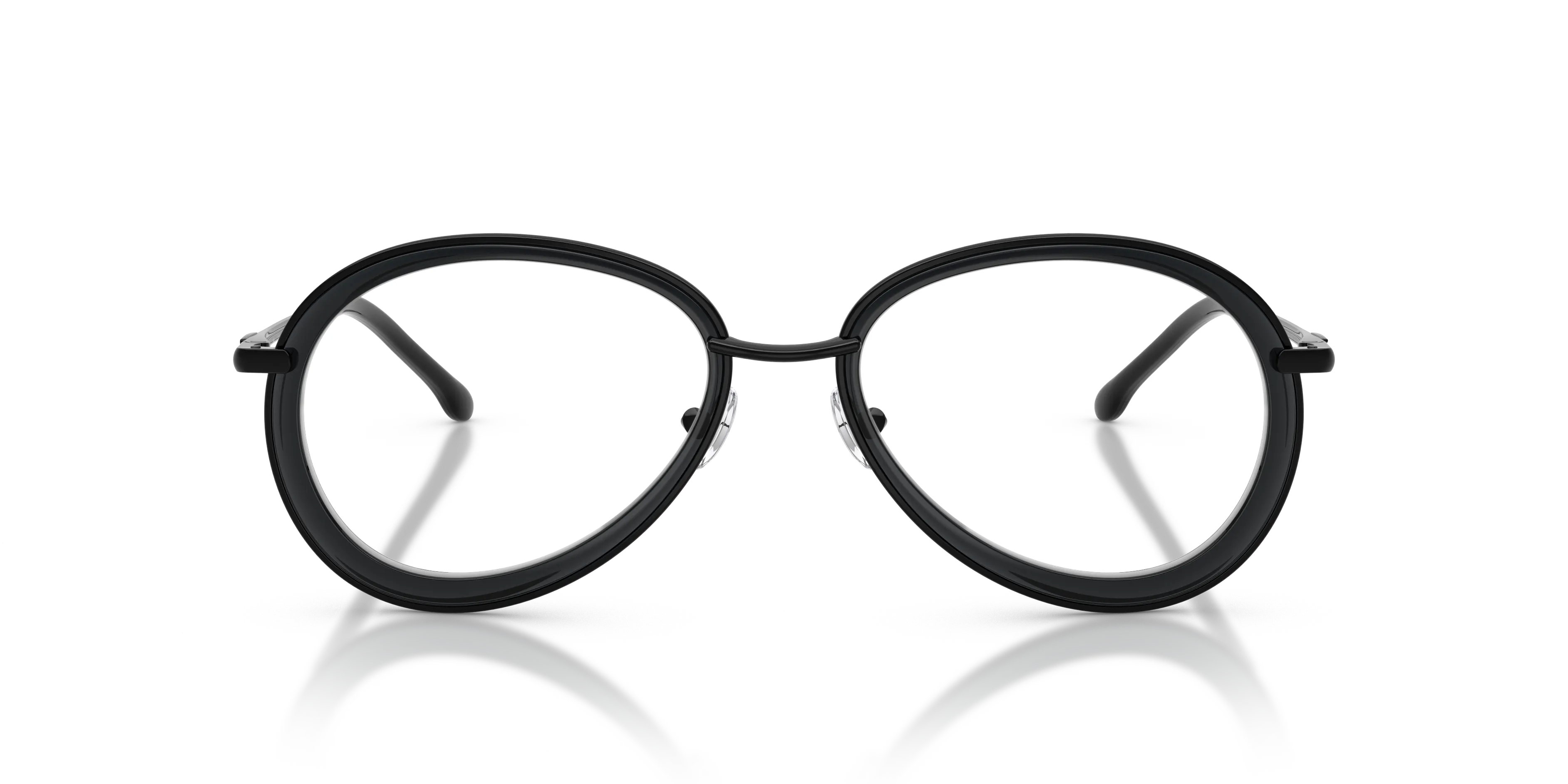 DIESEL DL5007 1002 Montature da vista Metallo Nero Rotonda Normale - immagine 3