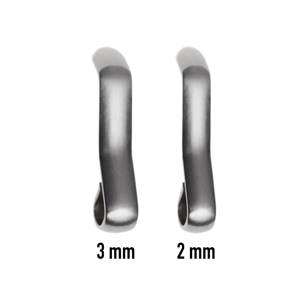 Archer Watch Straps - Fibbie per Cinturini in Acciaio Inossidabile (Argento Opaco, 23mm) - immagine 4