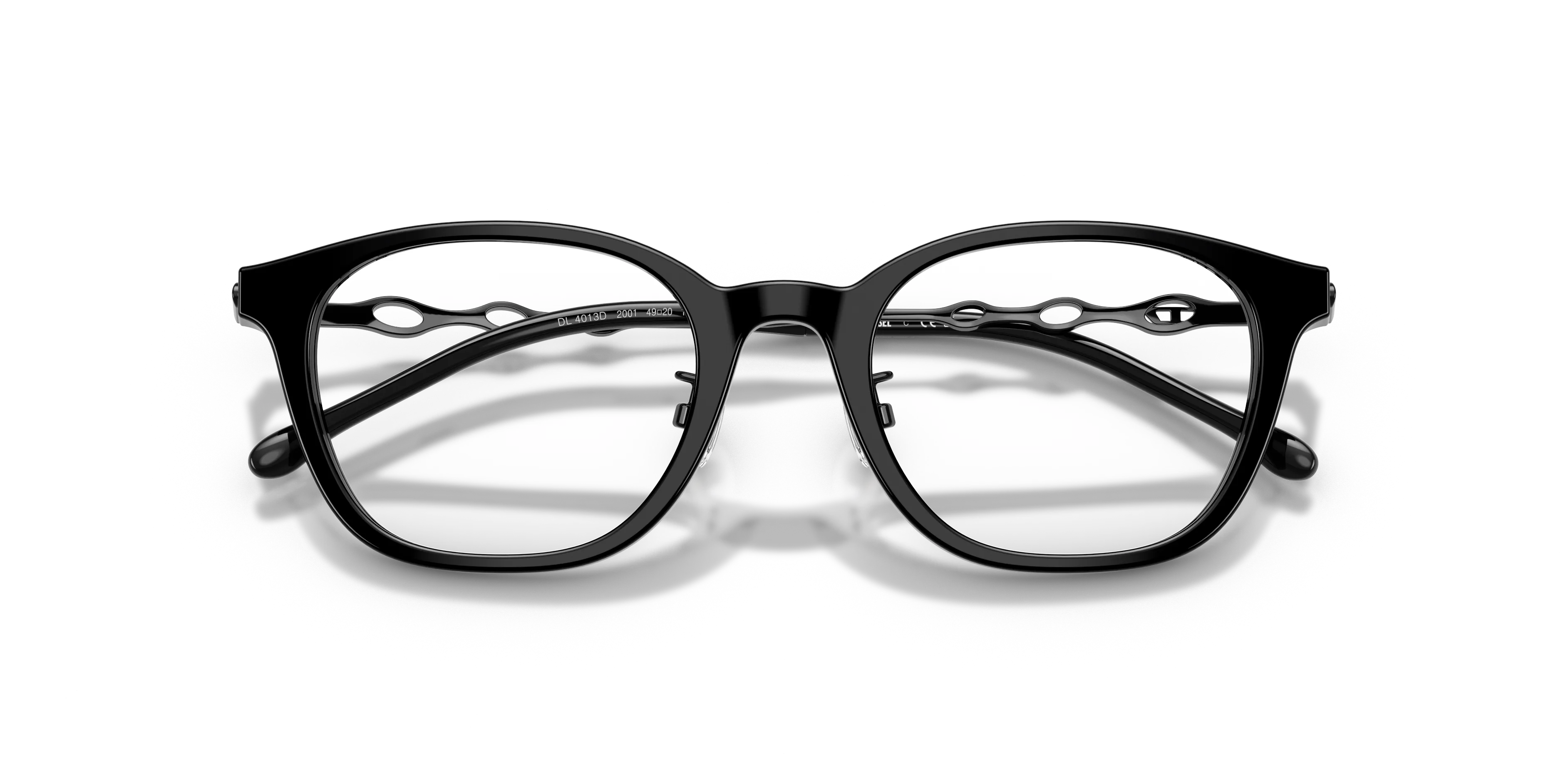 DIESEL DL4013D 2001 Montature da vista Acetato Nero Pantos Normale - immagine 2