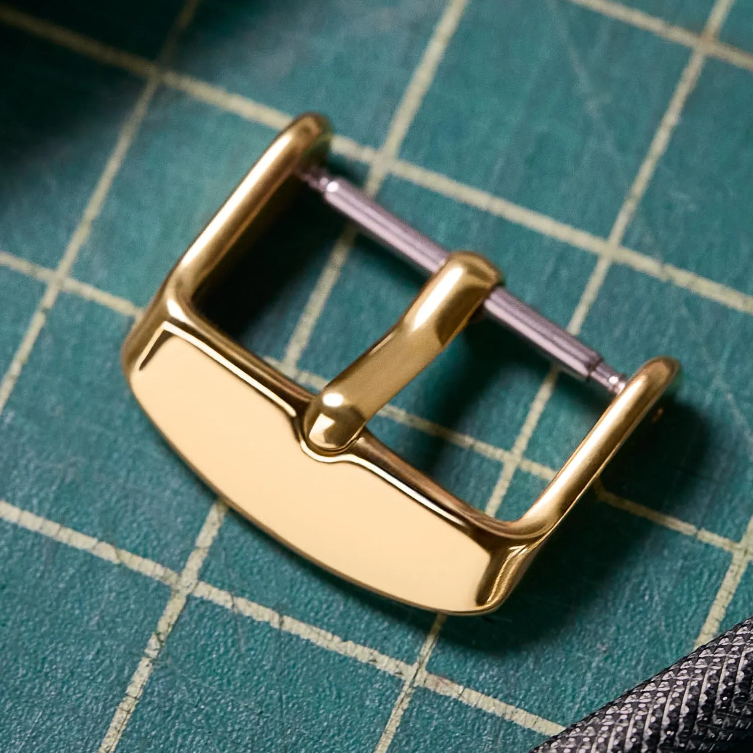 Archer Watch Straps - Fibbie per Cinturini in Acciaio Inossidabile (Oro Lucido, 21mm) - immagine 5