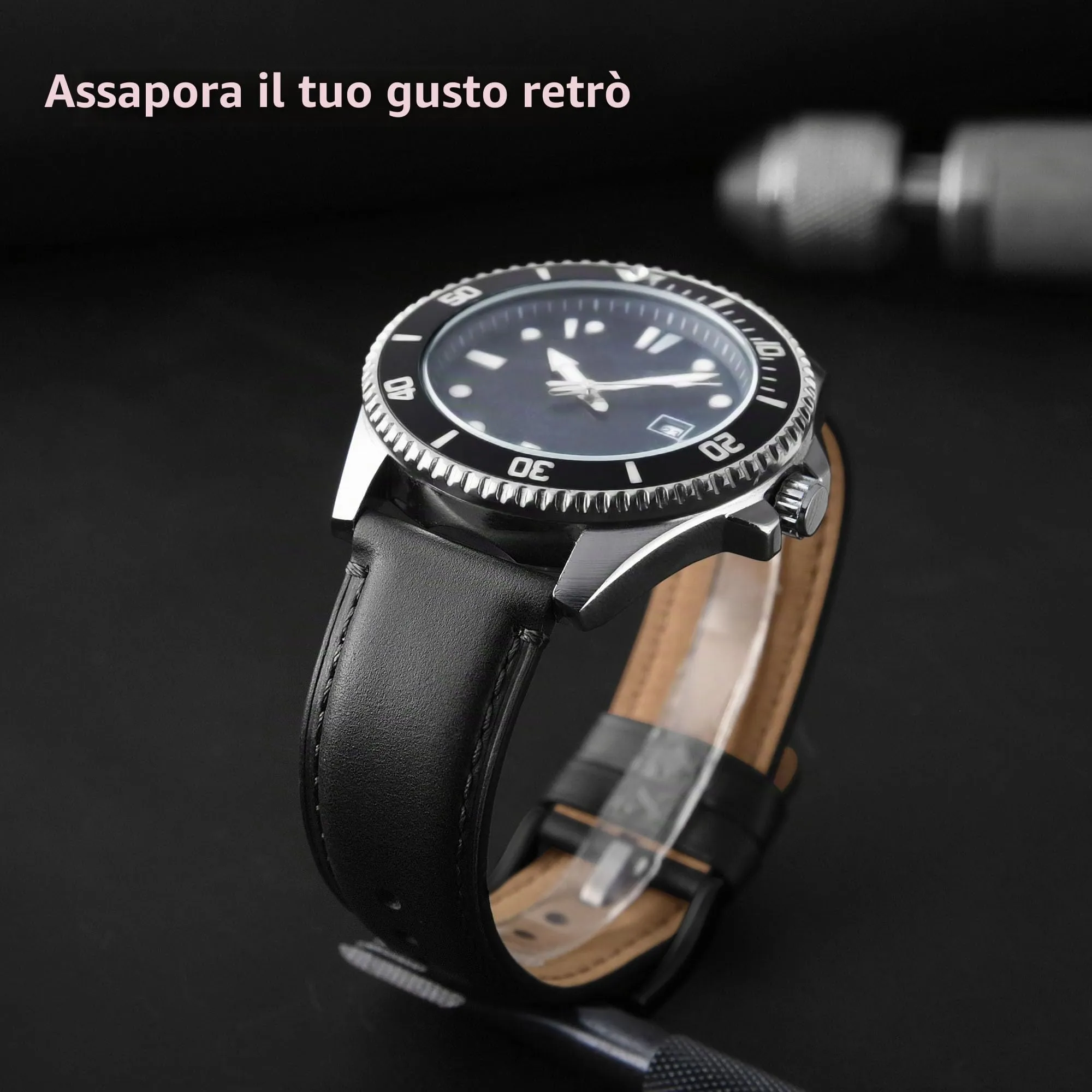 Fullmosa Cinturino in Pelle 18mm 19mm 20mm 21mm 22mm 23mm 24mm 26mm - immagine 2