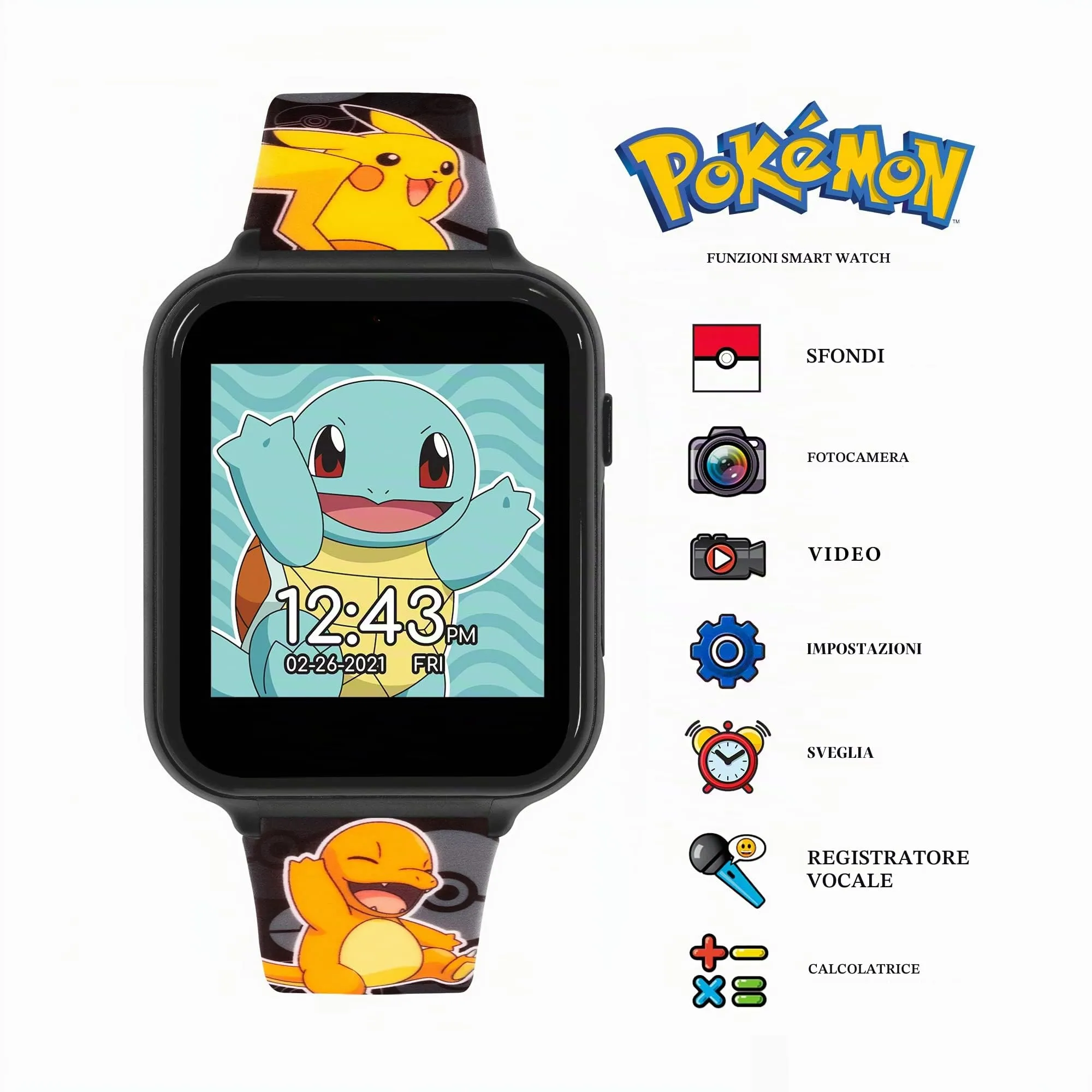 Pokémon Kids Orologio Intelligente Interattivo POK4231 - immagine 2