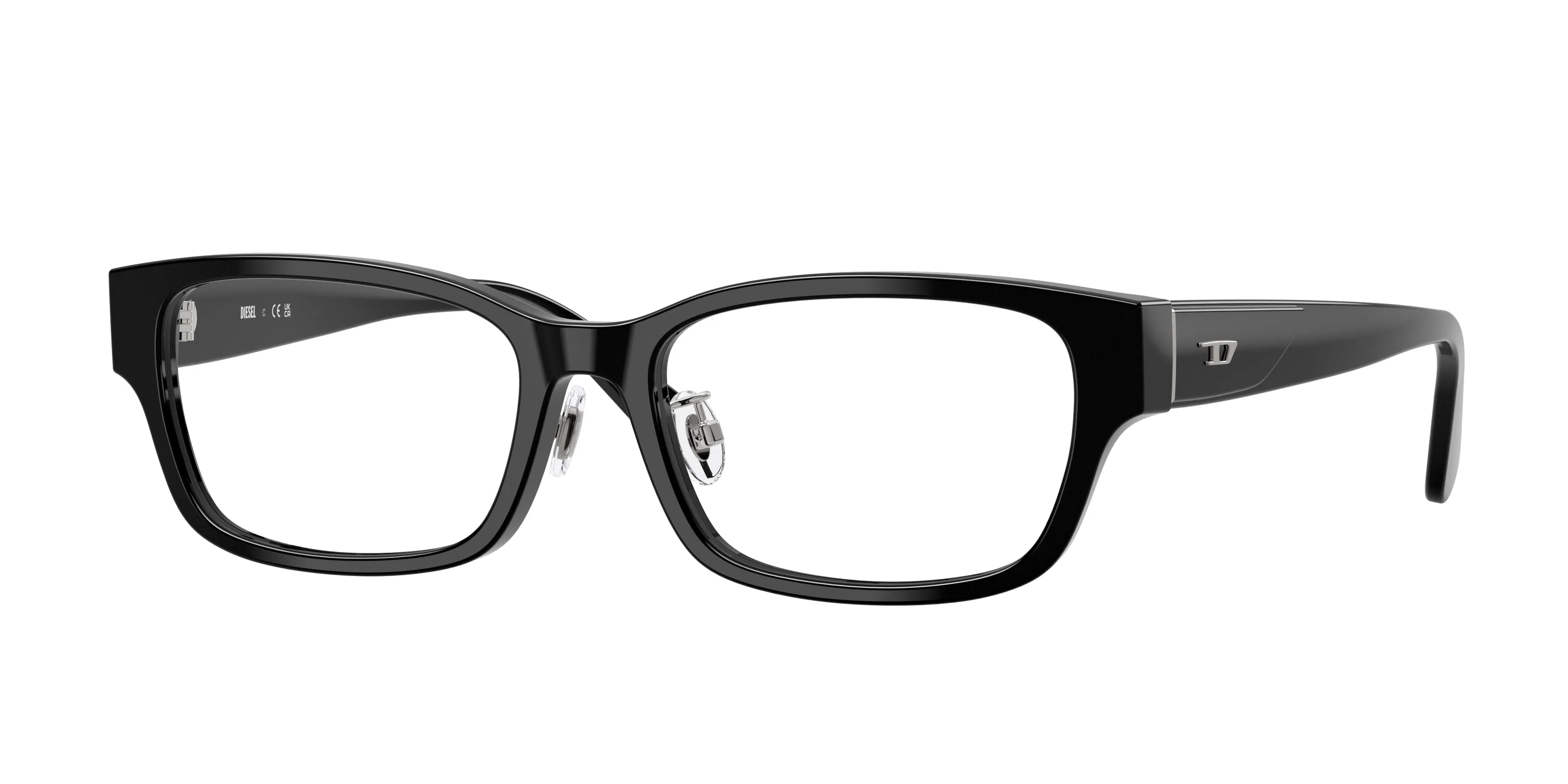 DIESEL DL4010D 2001 Montature da vista Acetato Nero Squadrata Normale - immagine 1