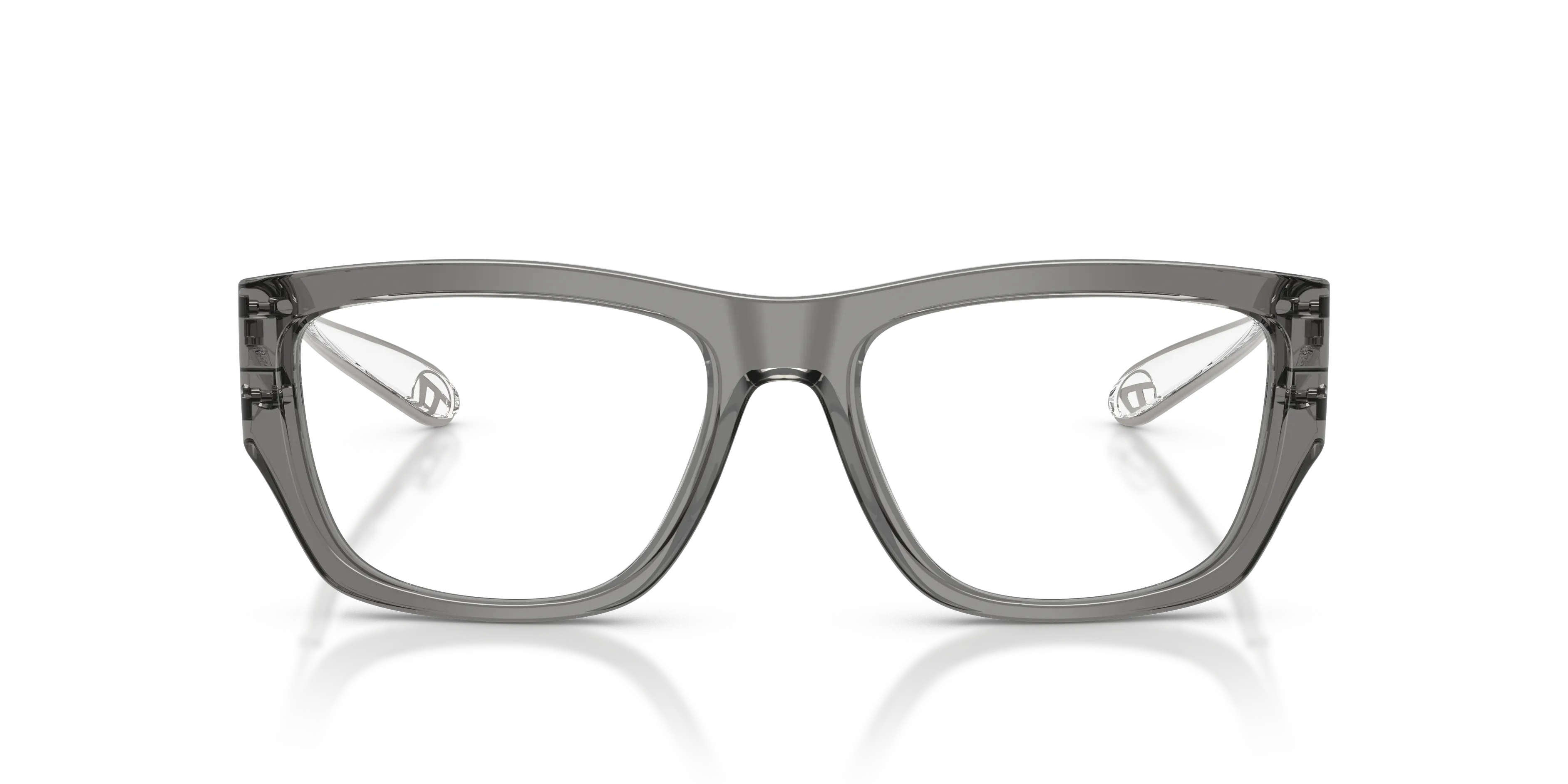 DIESEL DL4008 2027 Montature da vista Acetato Grigio Squadrata Normale - immagine 3