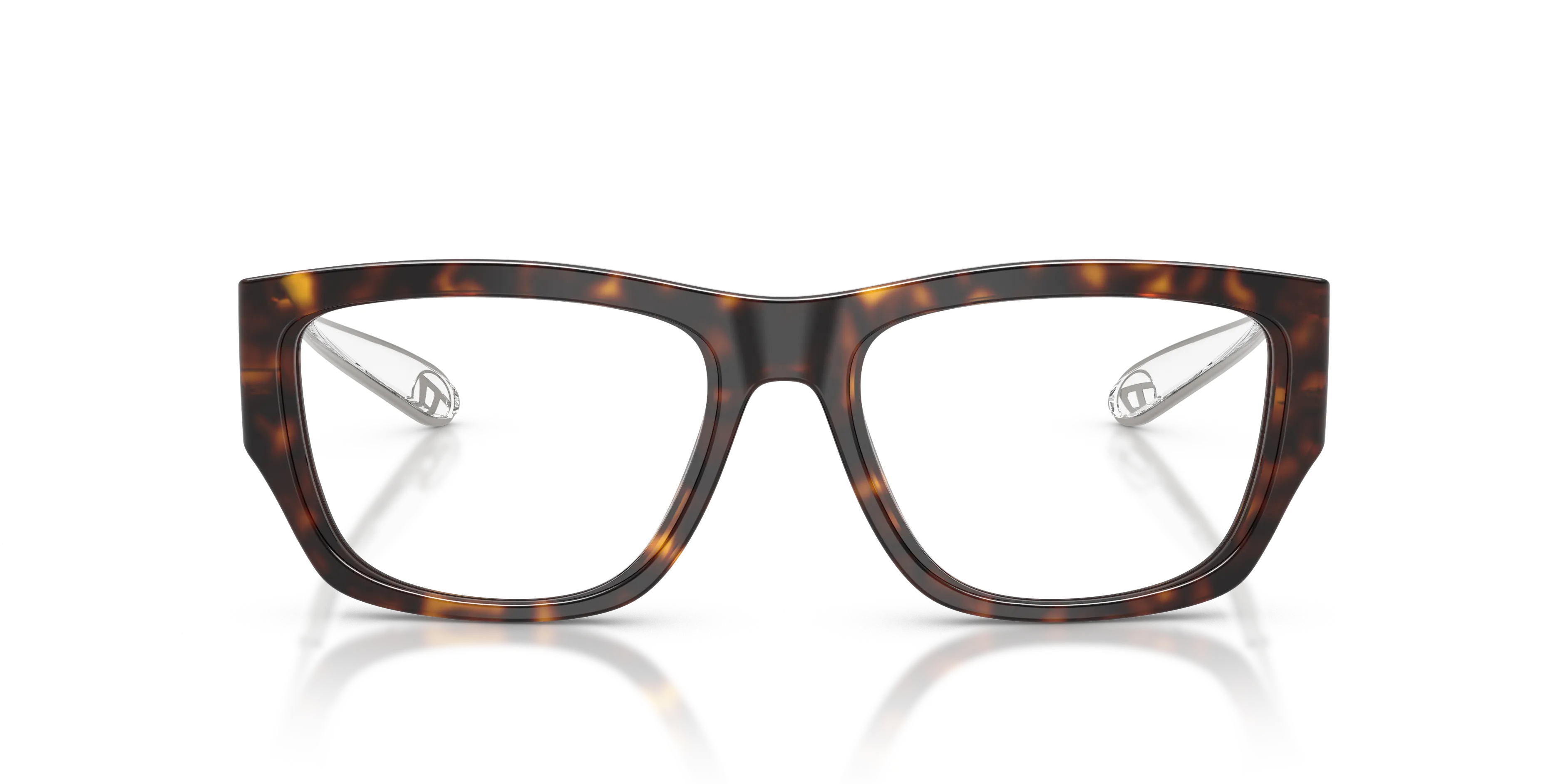 DIESEL DL4008 2003 Montature da vista Acetato Tartaruga Squadrata Normale - immagine 3
