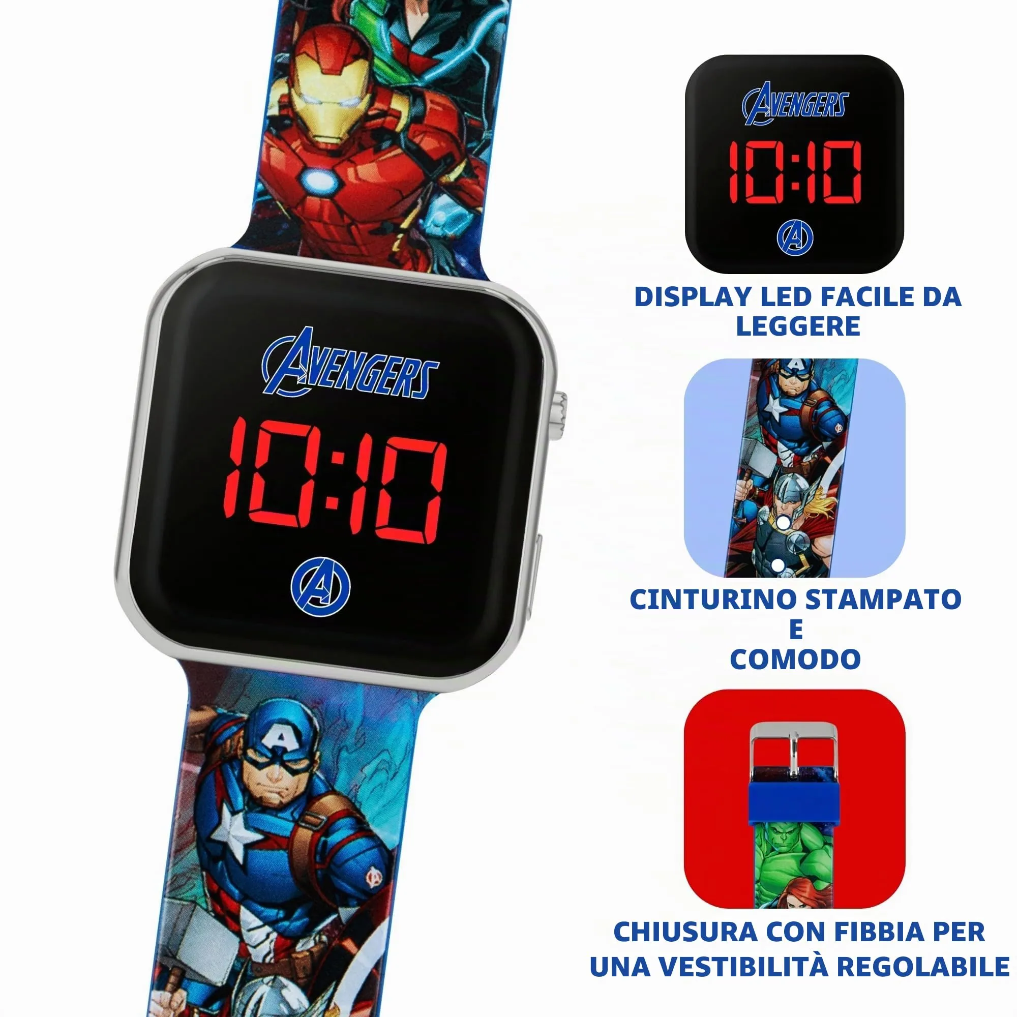 Peers Hardy - Orologio Ragazzi, Blu, AVG4706ARG - immagine 3