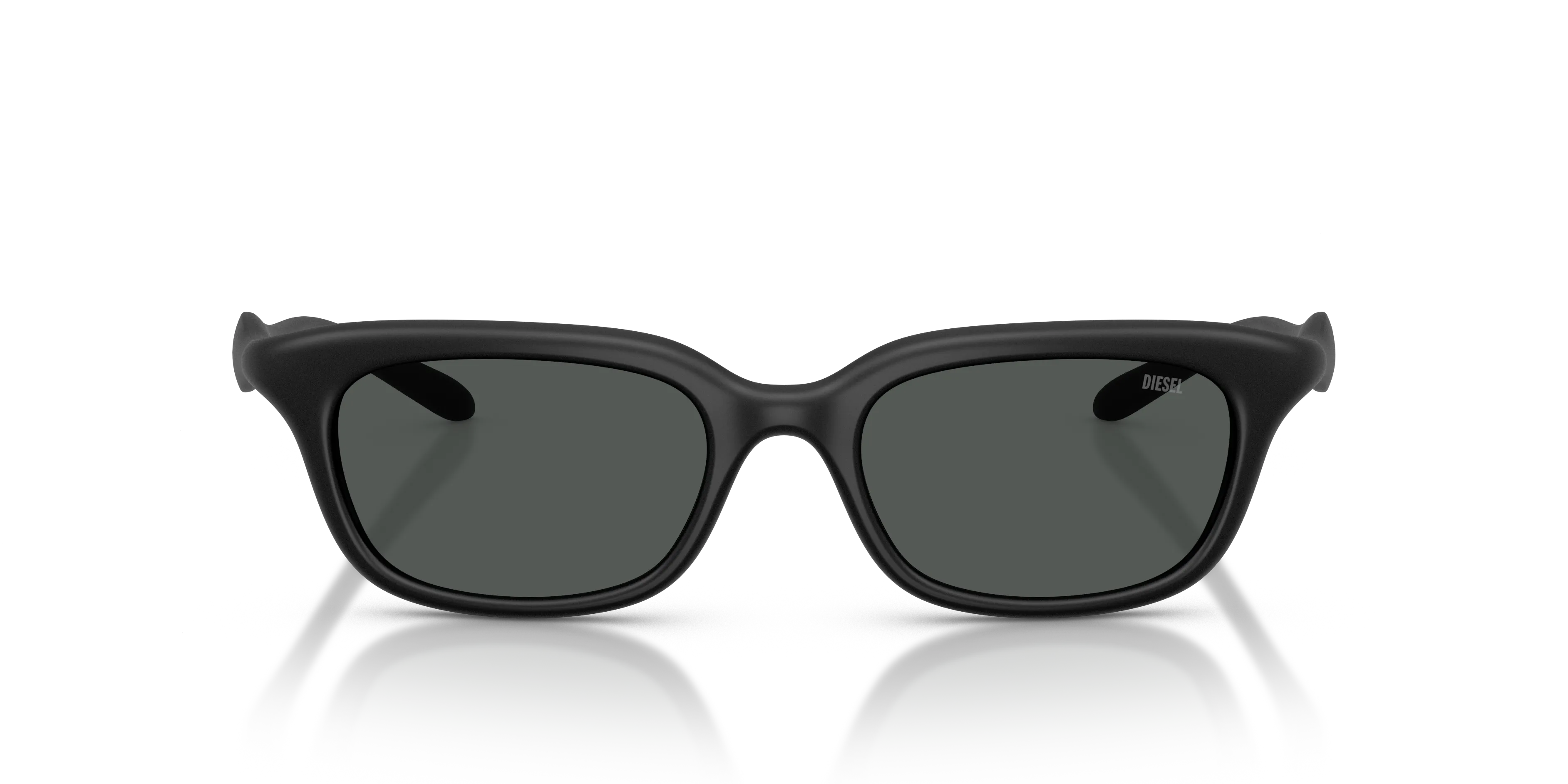 DIESEL DL3013U 200287 Occhiali da sole Iniettato Nero Grigio Squadrata Normale - immagine 3