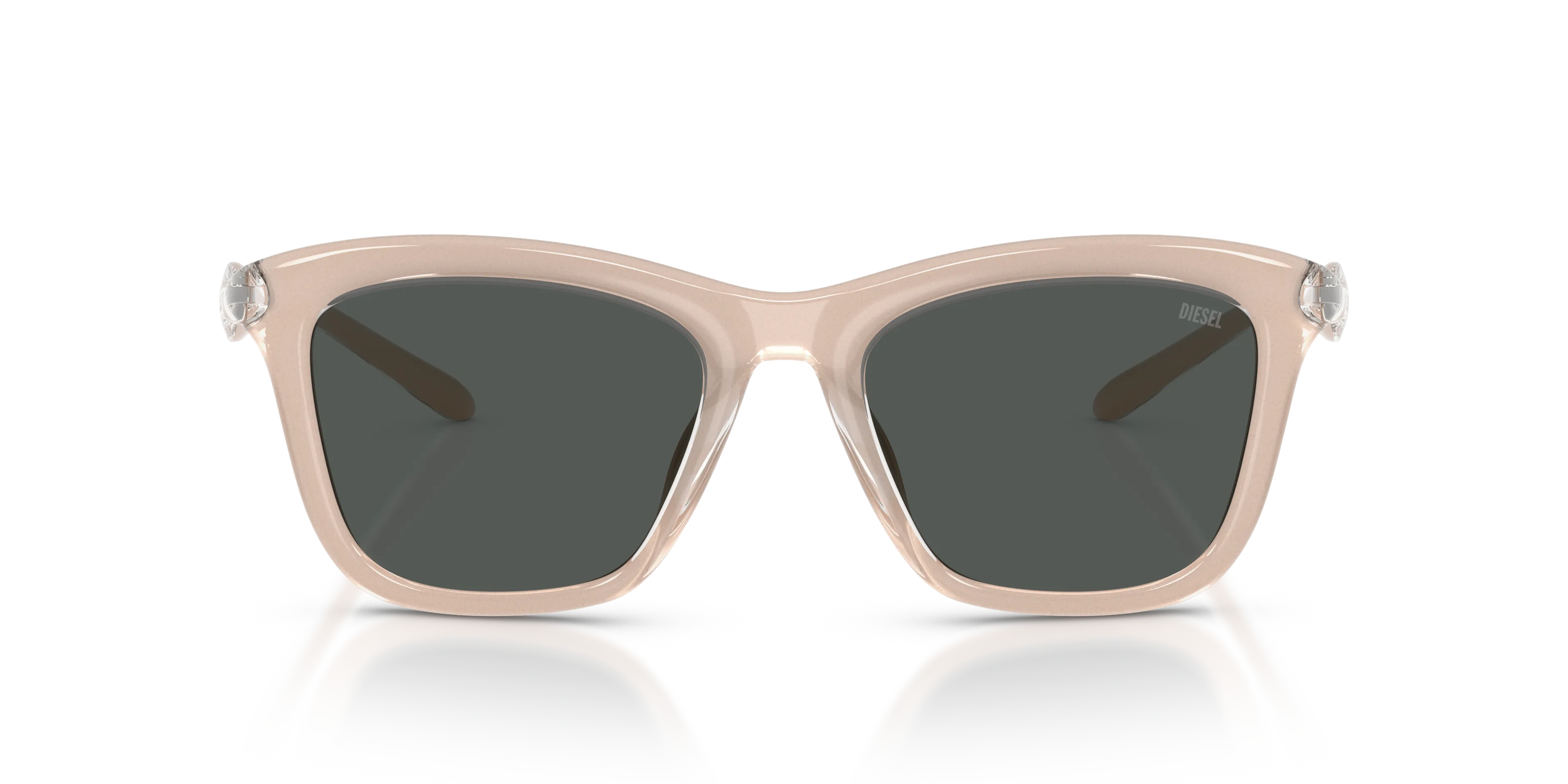 DIESEL DL3008U 203487 Occhiali da sole Iniettato Marrone Grigio Squadrata Normale - immagine 3