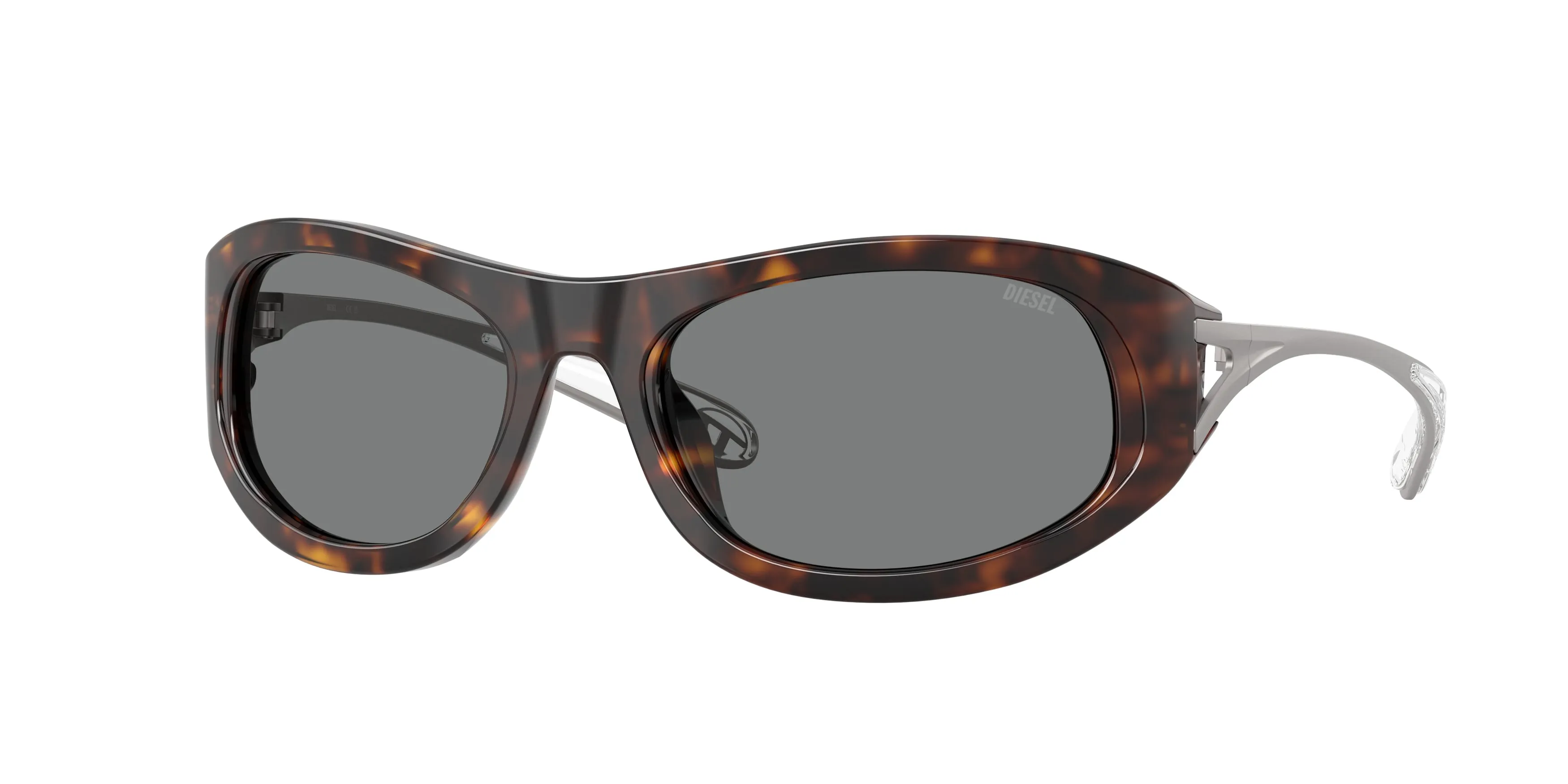 DIESEL DL2007U 200387 Occhiali da sole Acetato Tartaruga Grigio Cat Eye Normale - immagine 1