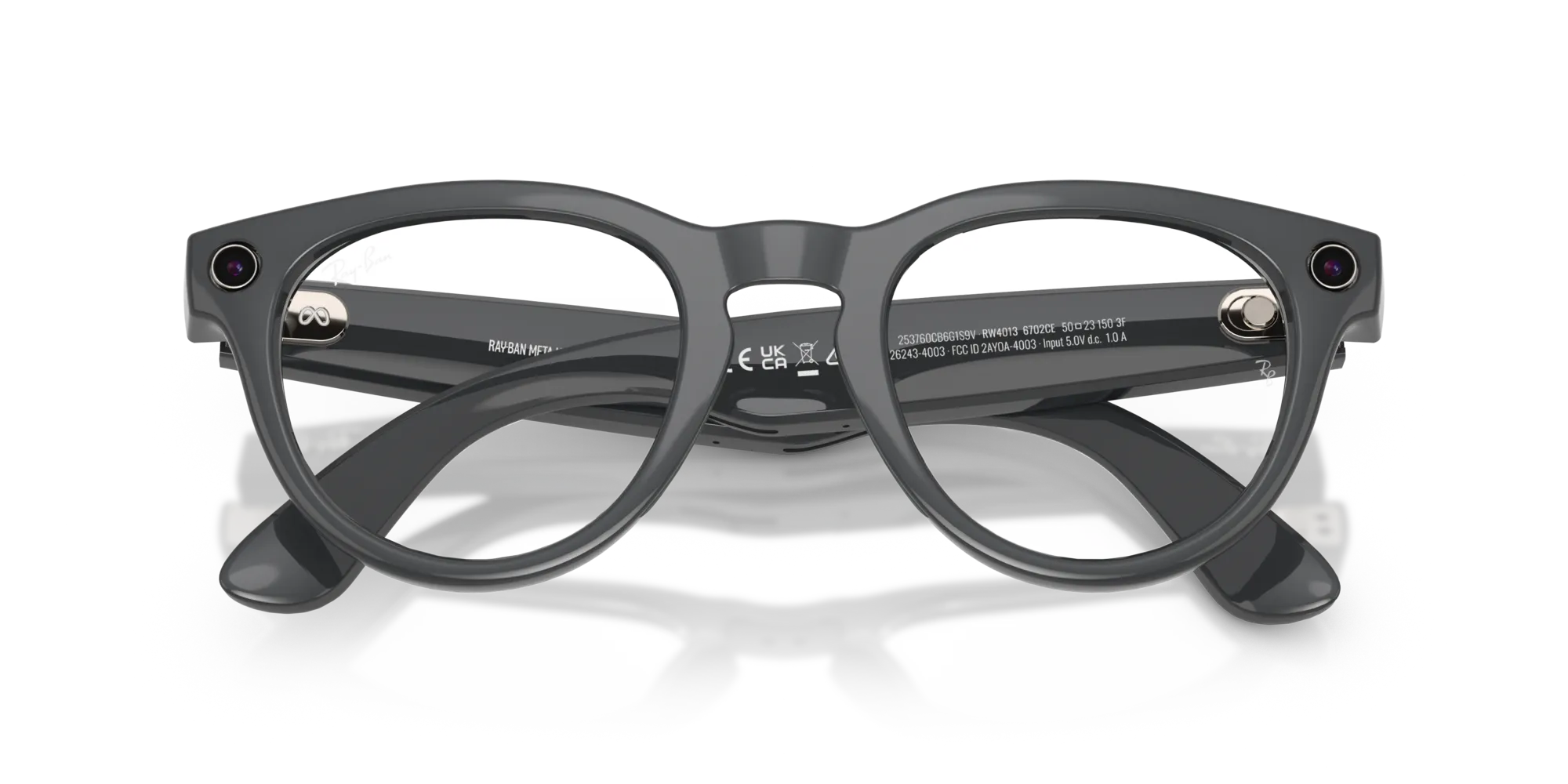 Ray - Ban Meta RW4013 Headliner 6702CE - GEN 2 Smart glasses Iniettato Grigio Fotocromatico Smeraldo Pantos Transitions Fotocromatico - immagine 2