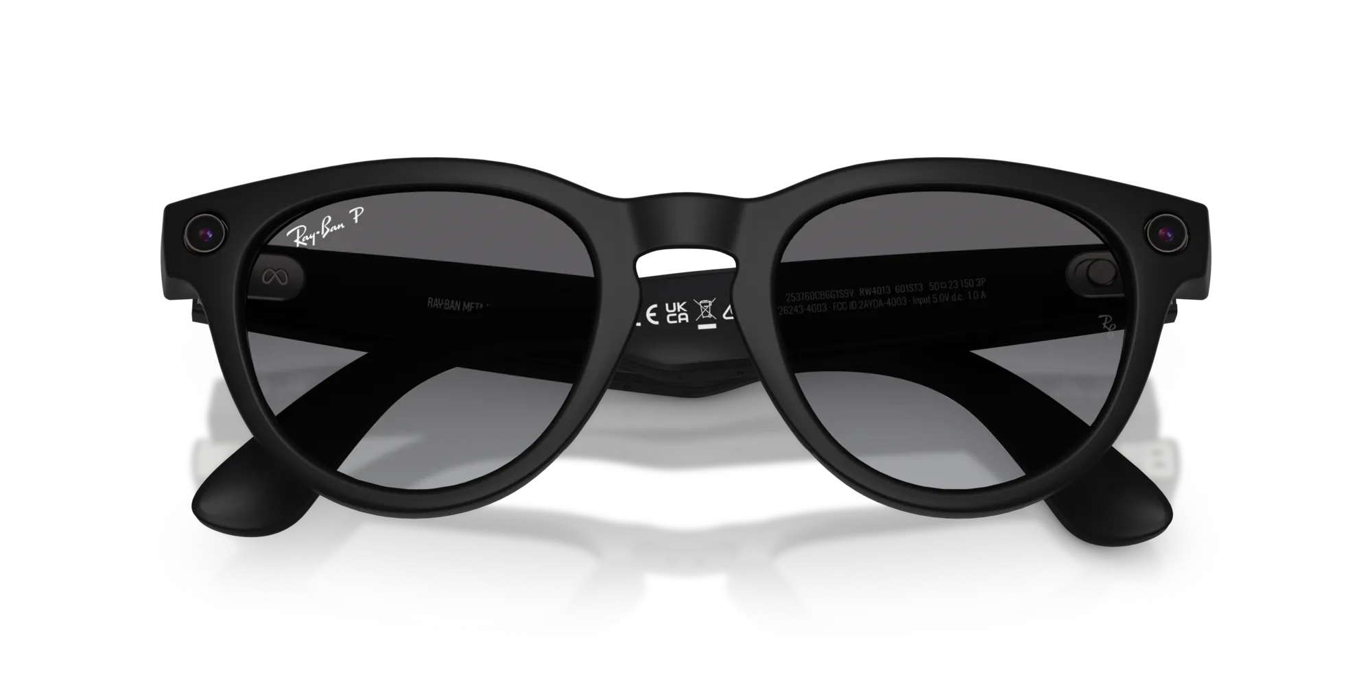 Ray - Ban Meta RW4013 Headliner 601ST3 - GEN 2 Smart glasses Iniettato Nero Grigio Pantos Polarizzata Sfumato - immagine 2