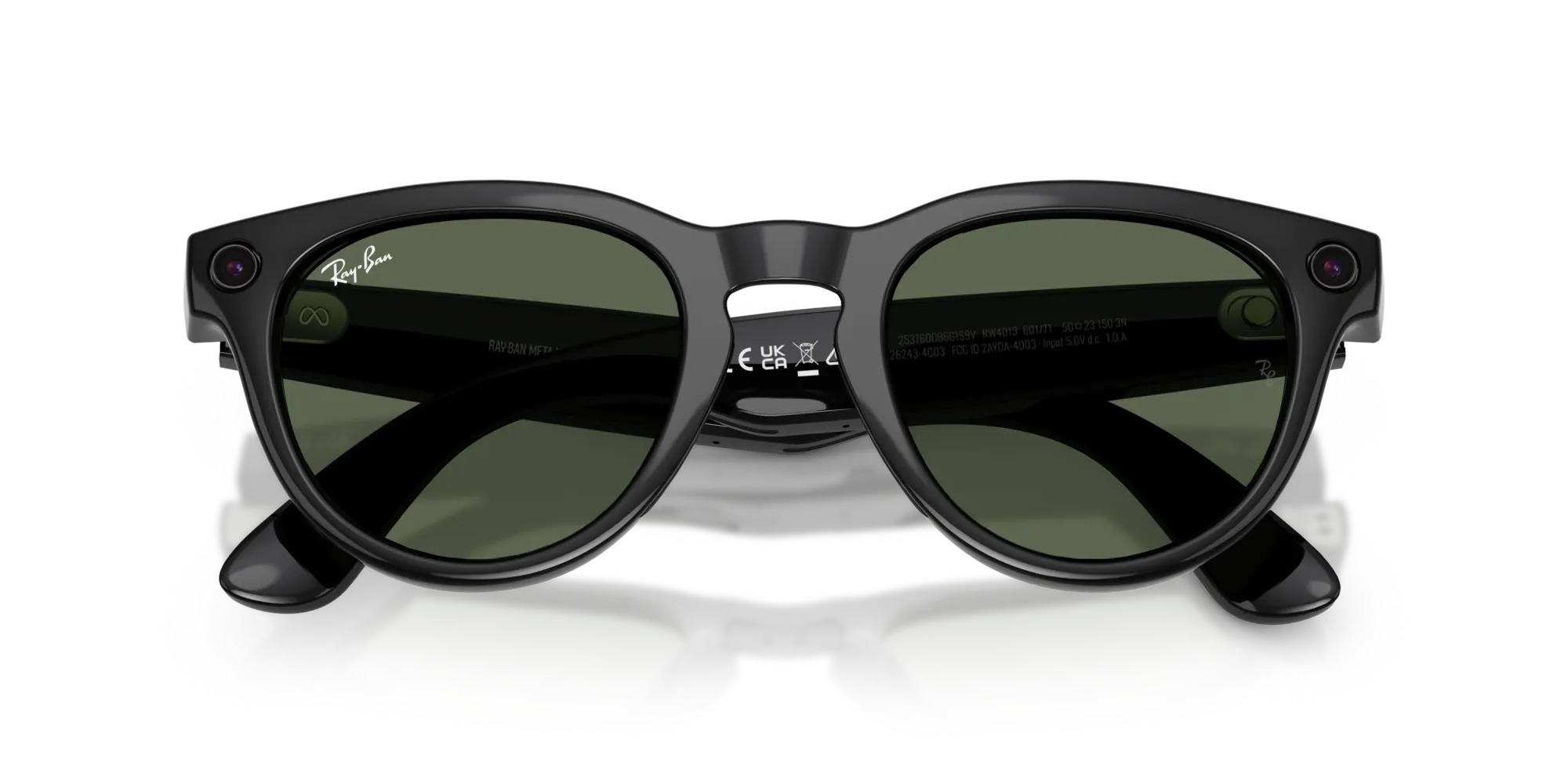 Ray - Ban Meta RW4013 Headliner 601/71 - GEN 2 Smart glasses Iniettato Nero Verde G15 Pantos Normale - immagine 2